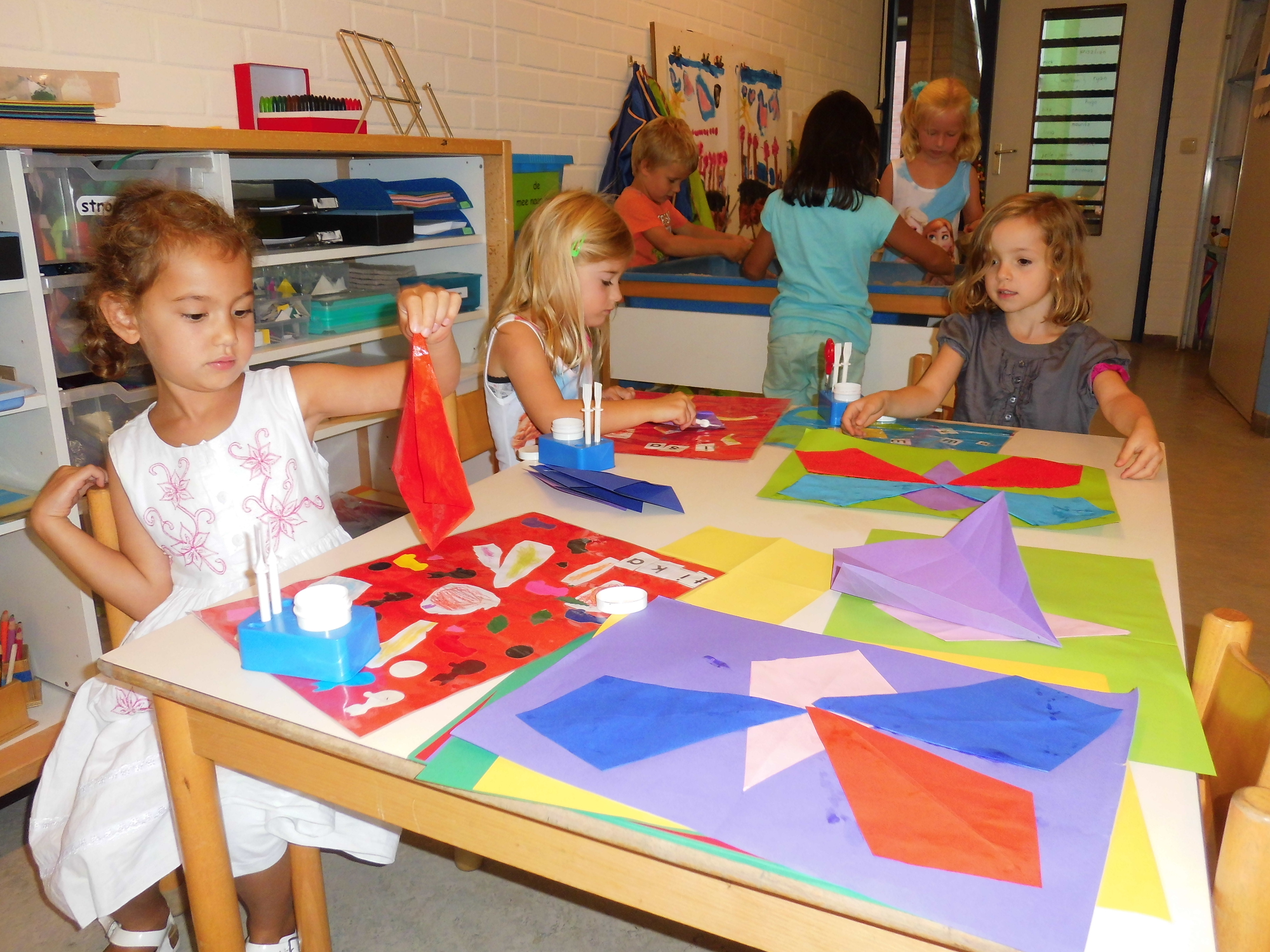groep 1-2 Wat zijn de placemats mooi geworden!