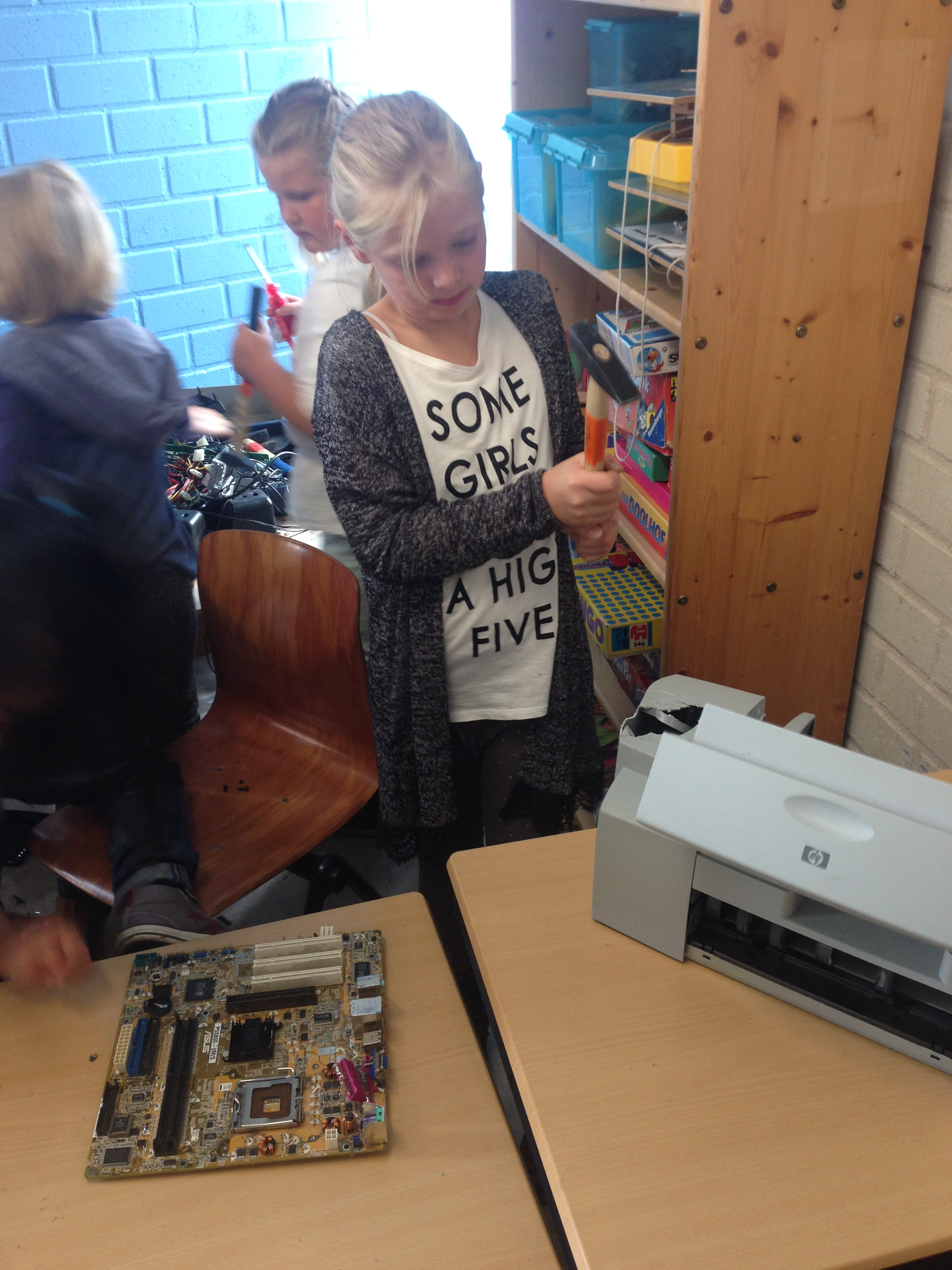 Ondertussen in groep 5!