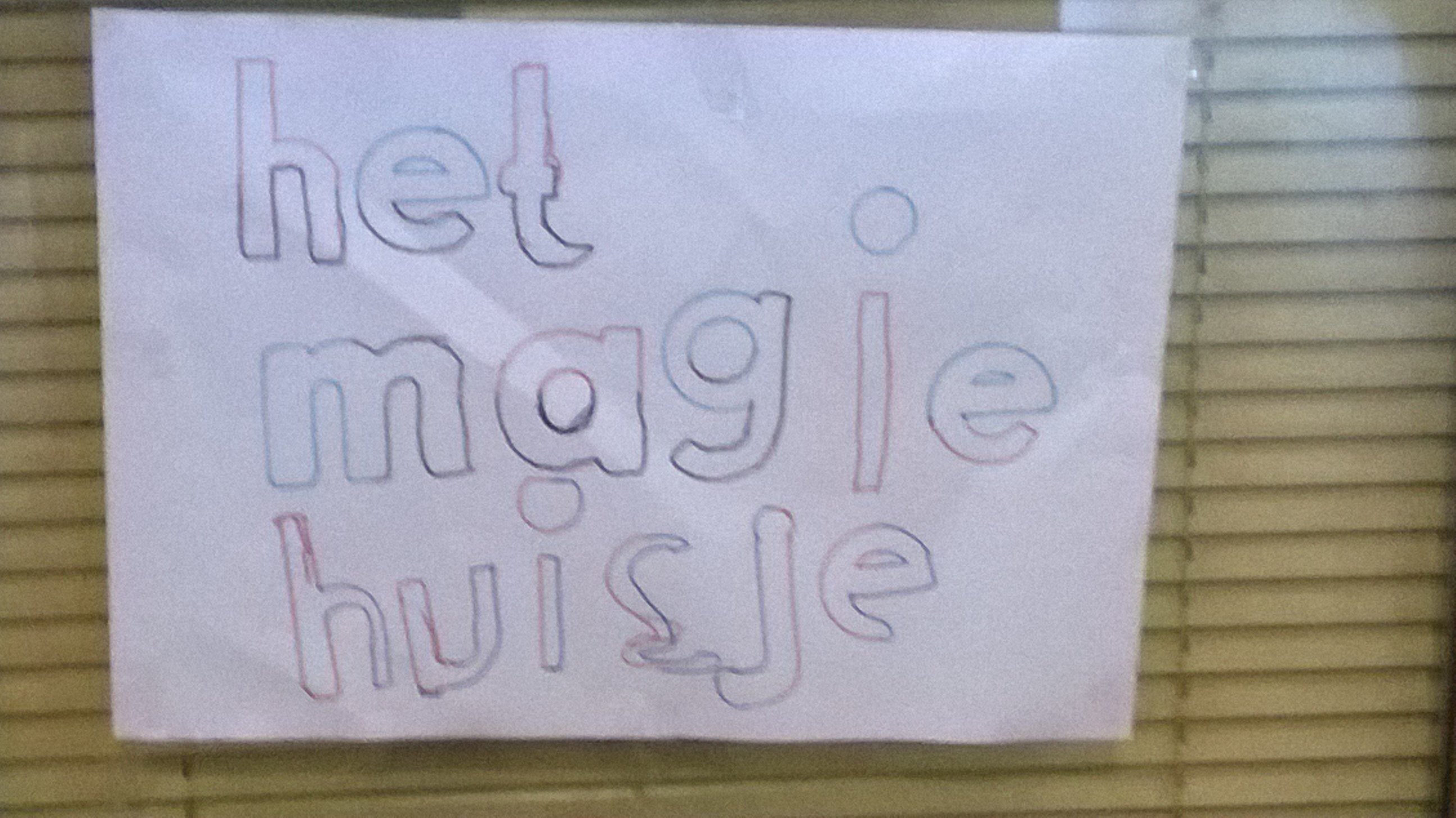 groep 3 /4 het magie huisje