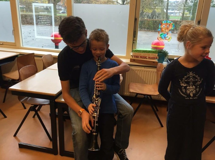 Muziek maken in groep 5!