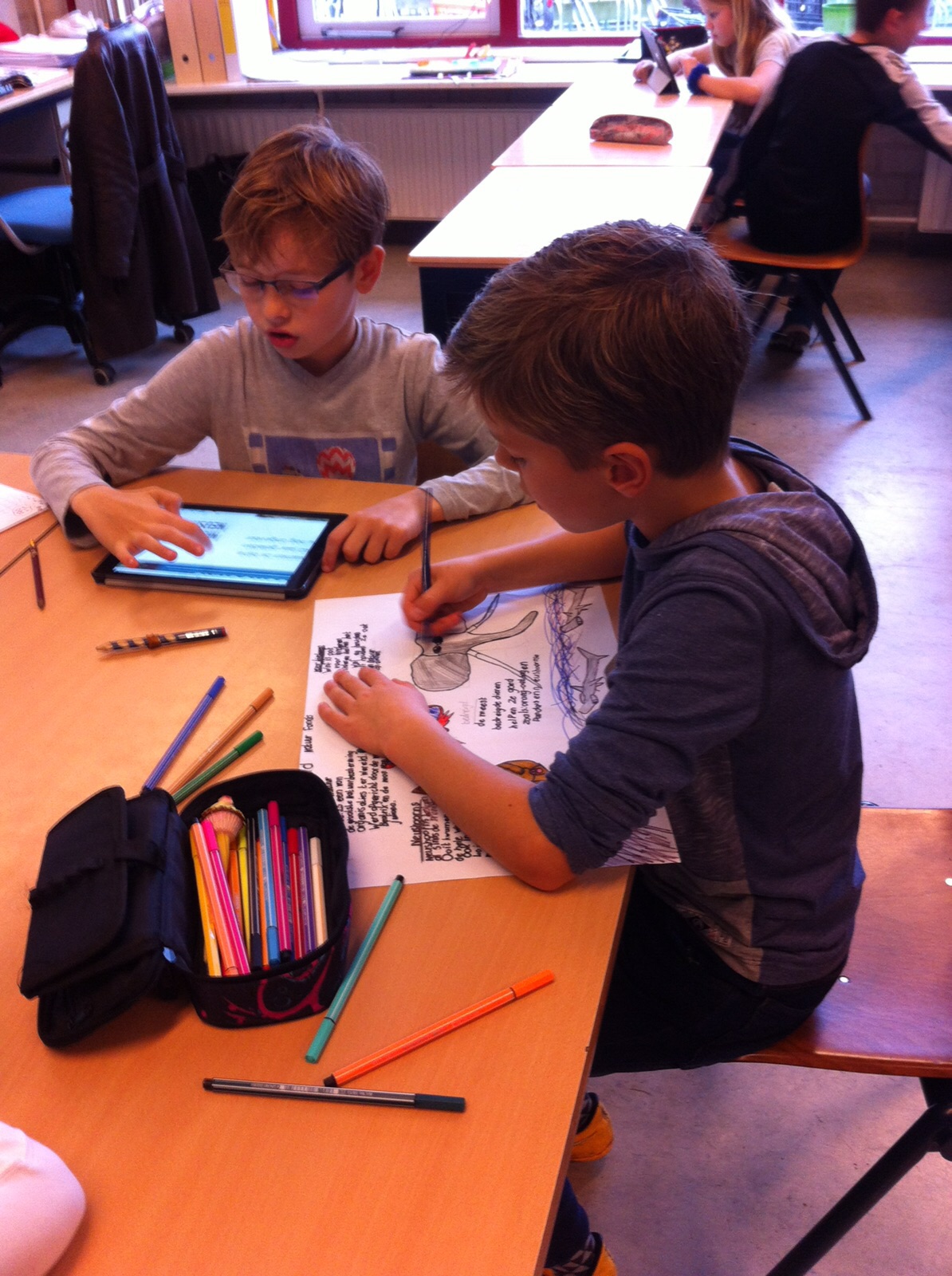 Groep 6 aan de slag voor het goede doel