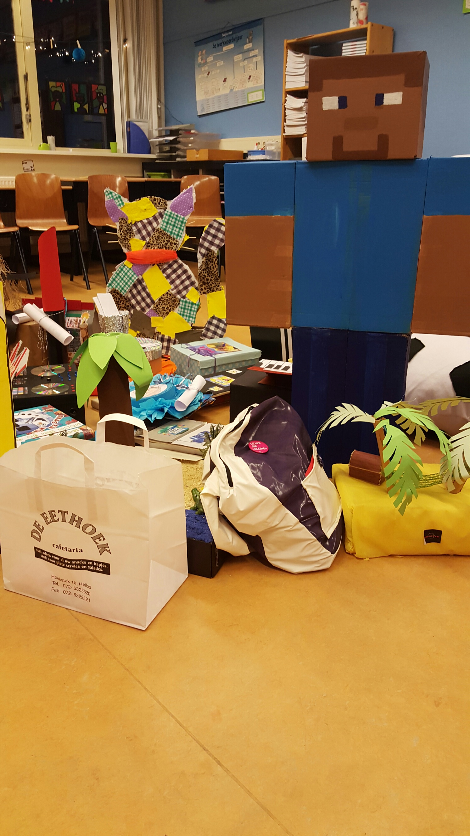 groep 8 neemt afscheid van Sinterklaas