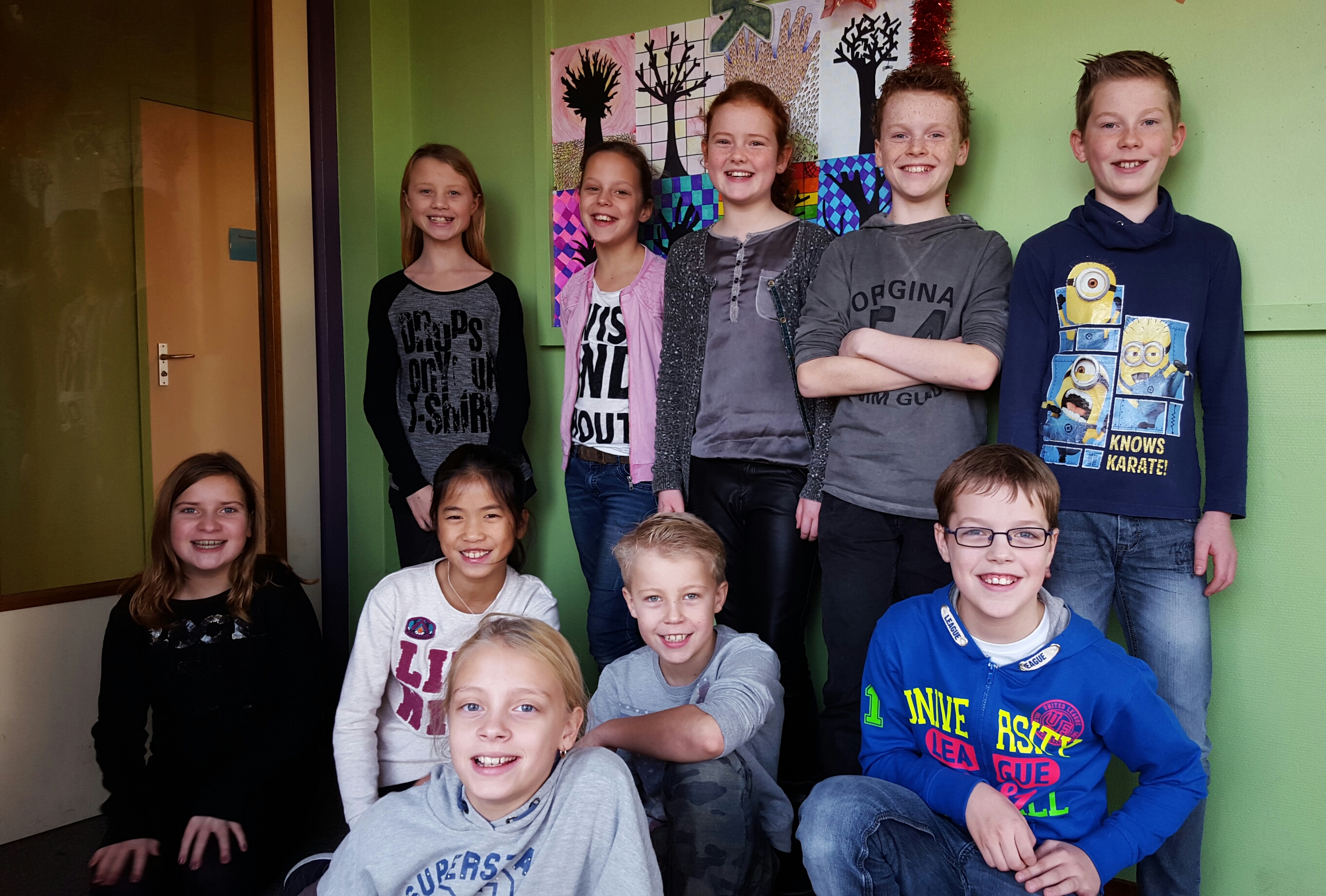 Schoolredactie aan het werk