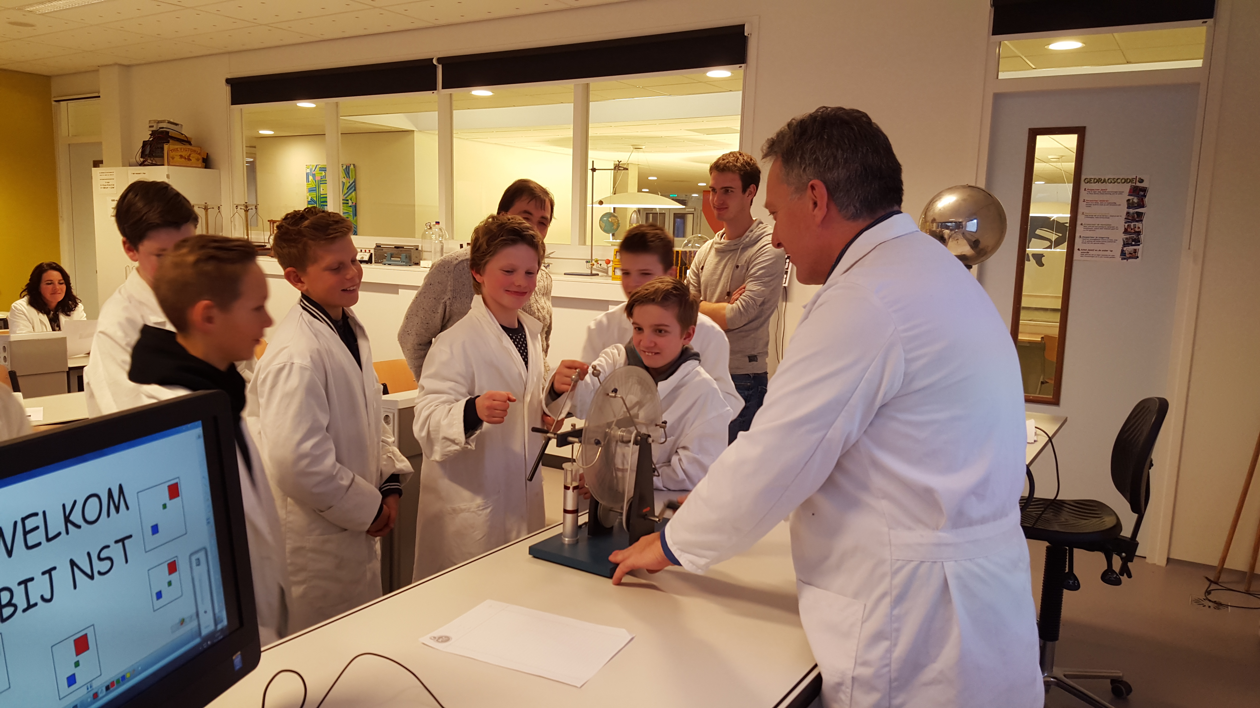 Groep 8 op bezoek bij het PCC Heiloo