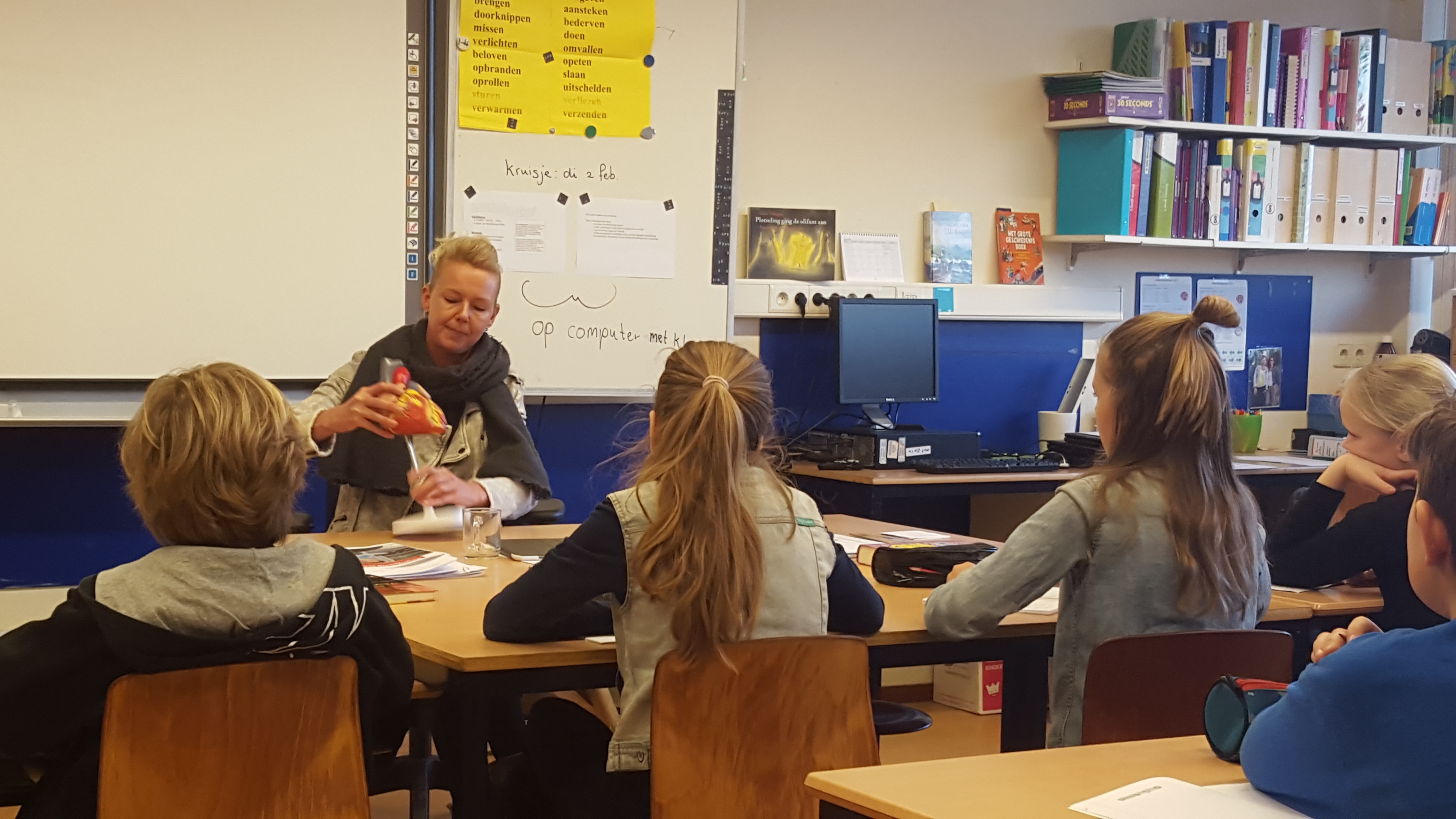 groep 8 krijgt ouders op bezoek 