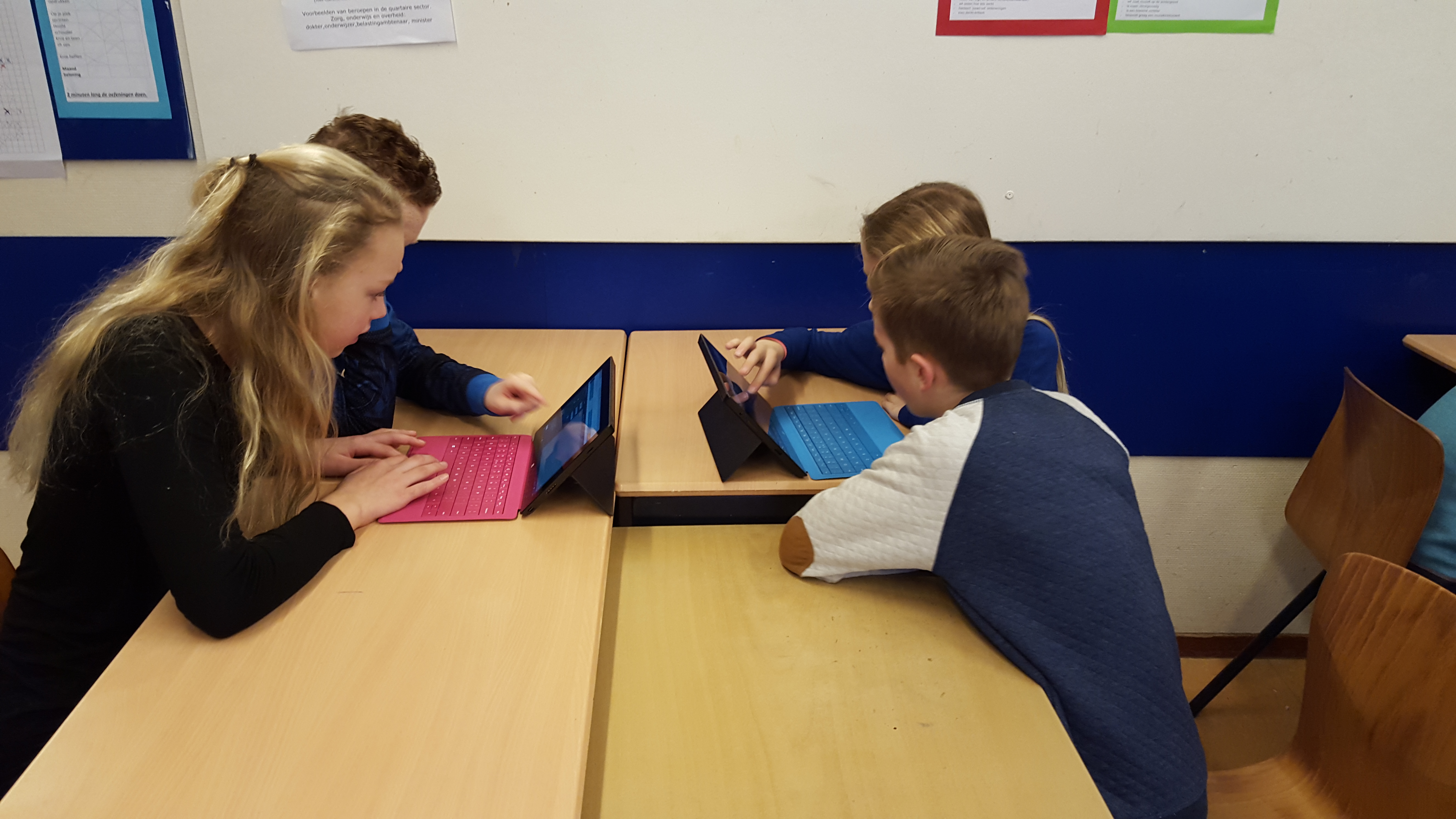 groep 7 en 8 leren programmeren