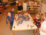 met de kleine blokjes