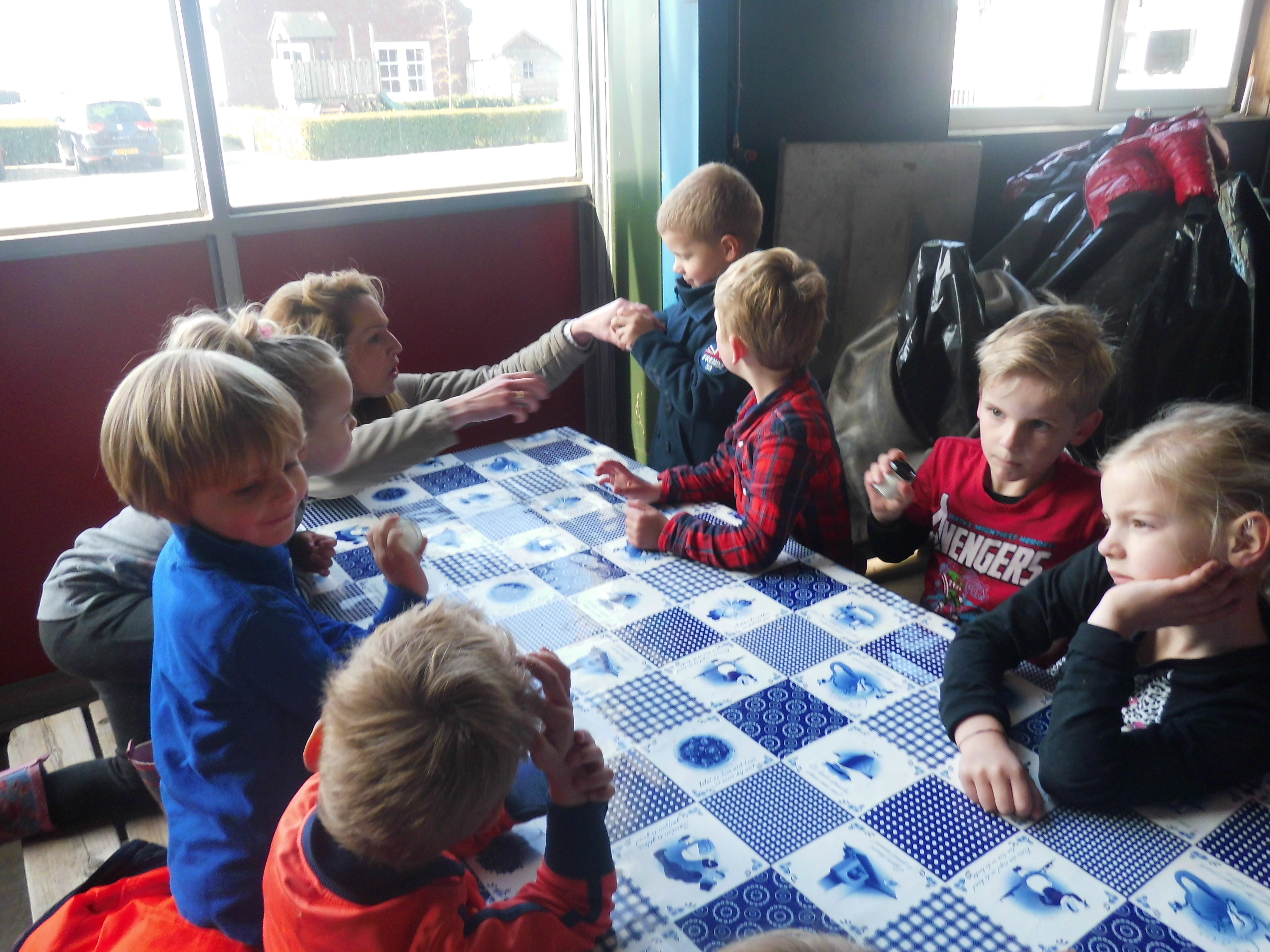 schoolreisje van groep 1/2 naar de boerderij