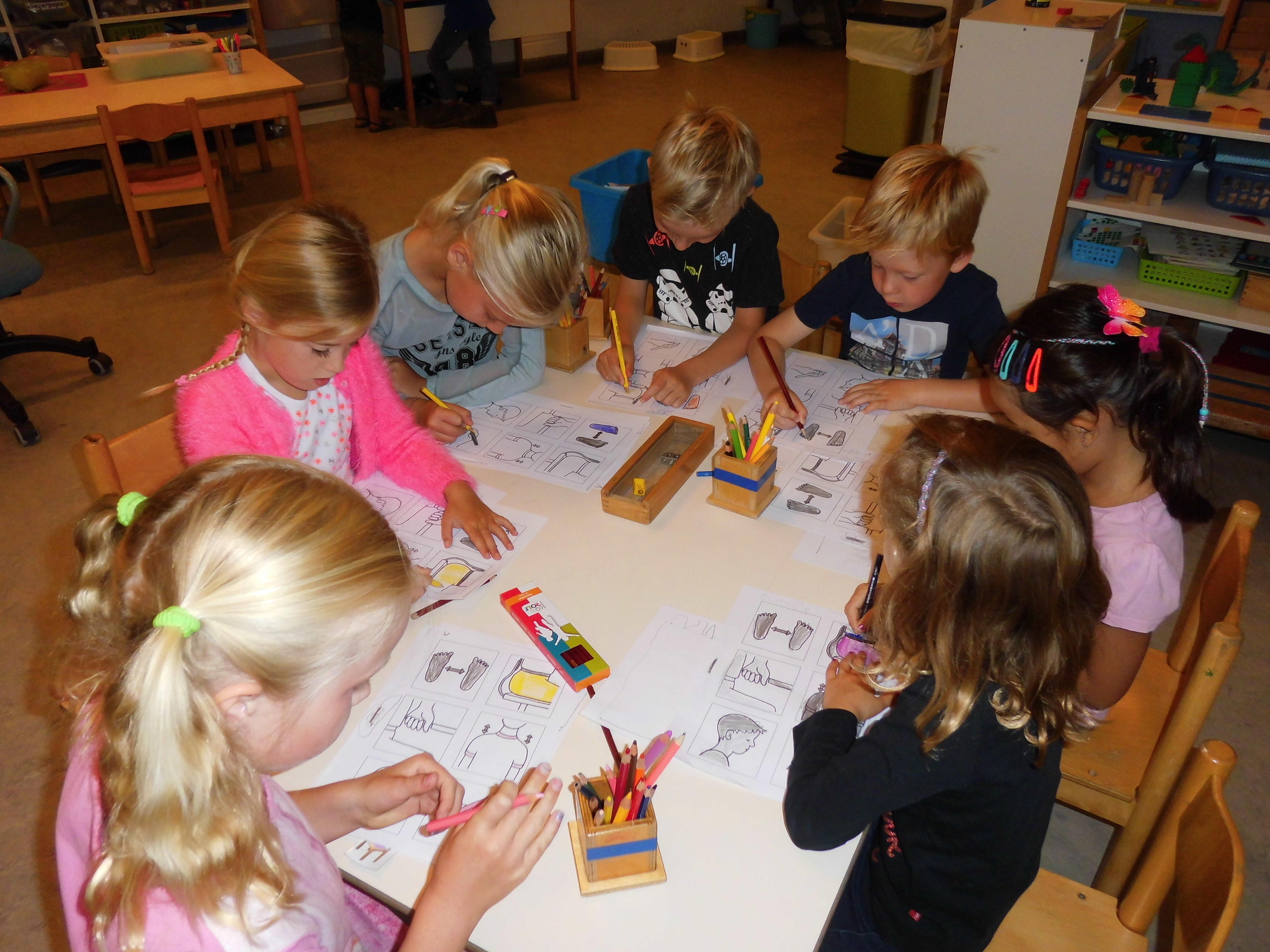 liedje voor de juiste schrijfhouding in groep 1/2