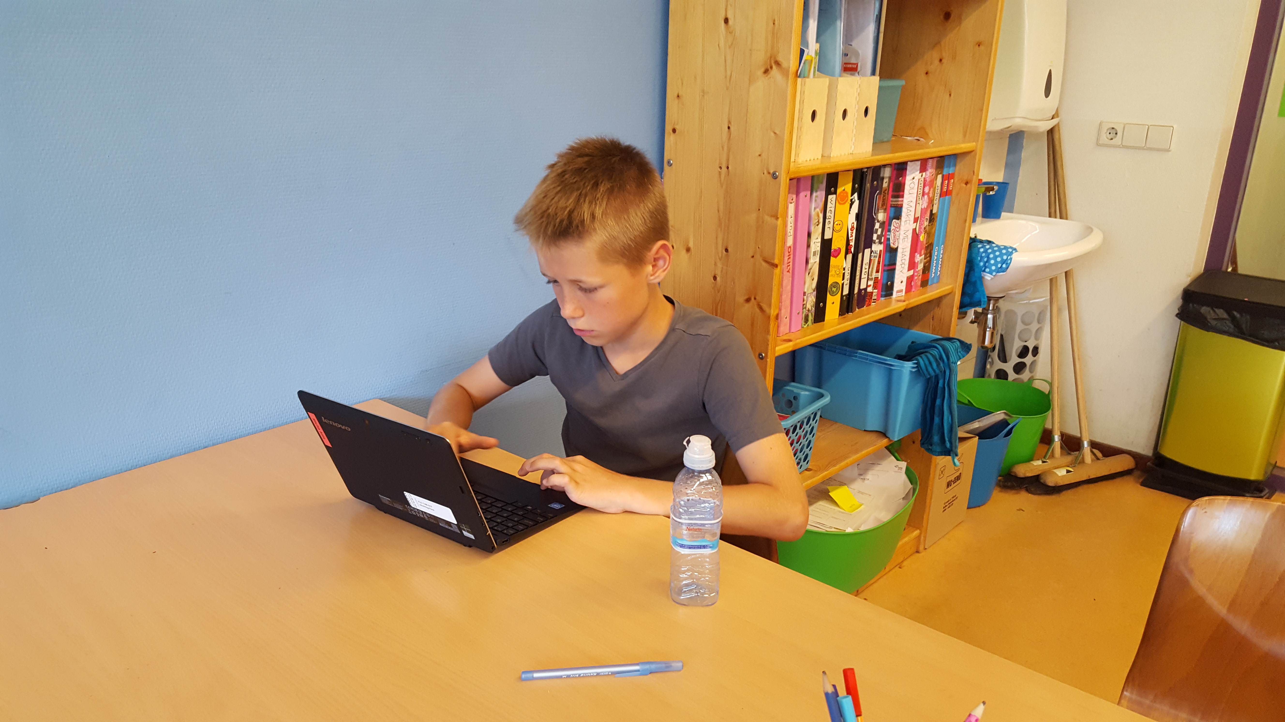 Groep 8 en de "Classroom" 