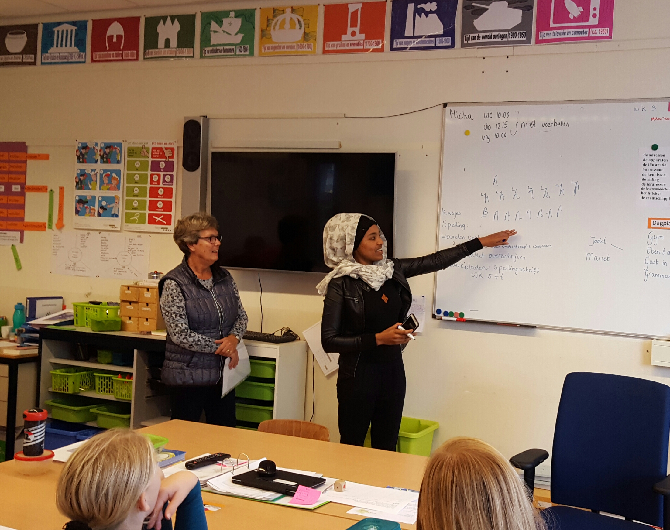 Groep 8 krijgt bezoek