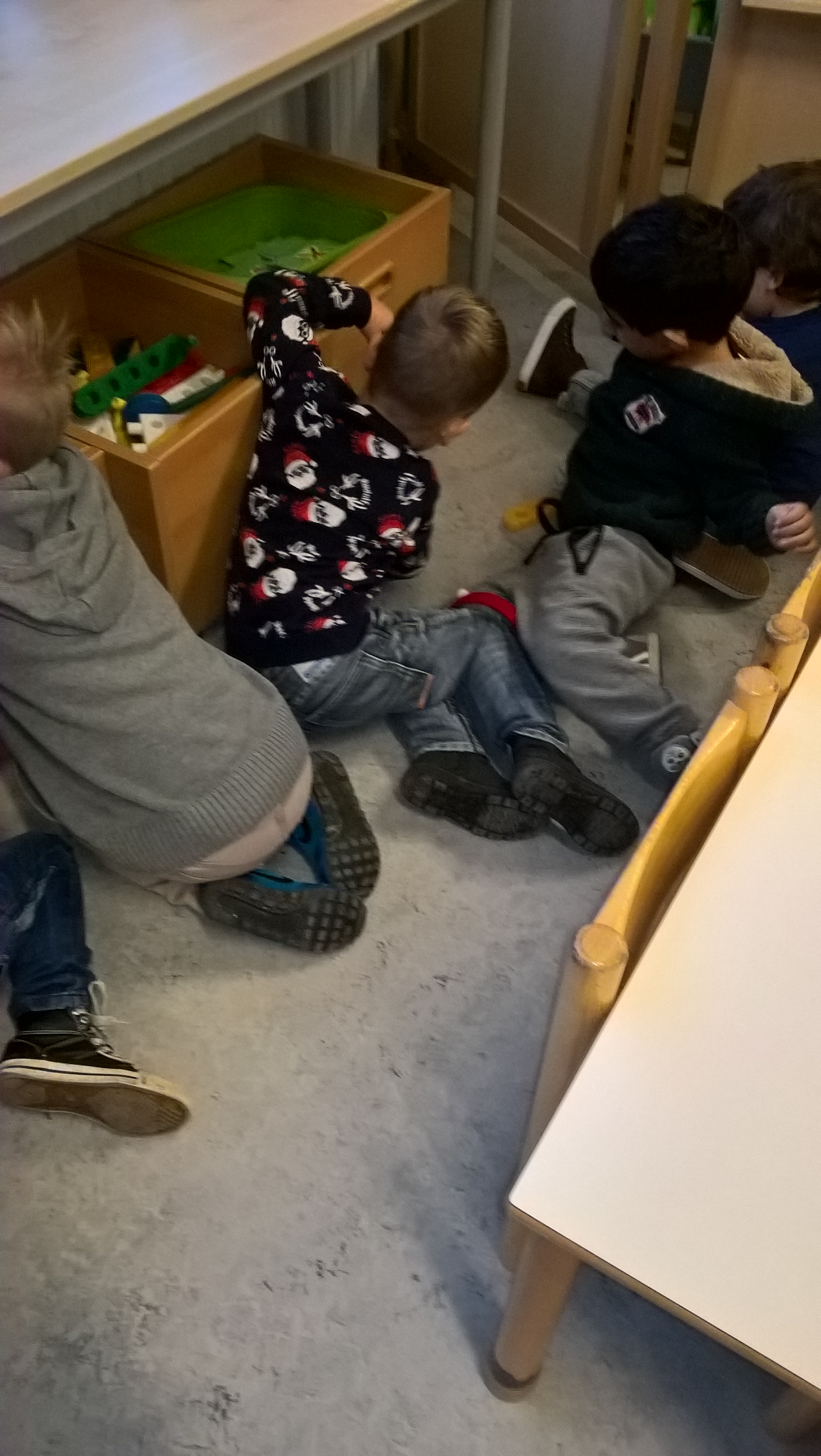 de klas is weer netjes opgeruimd in groep 1/2