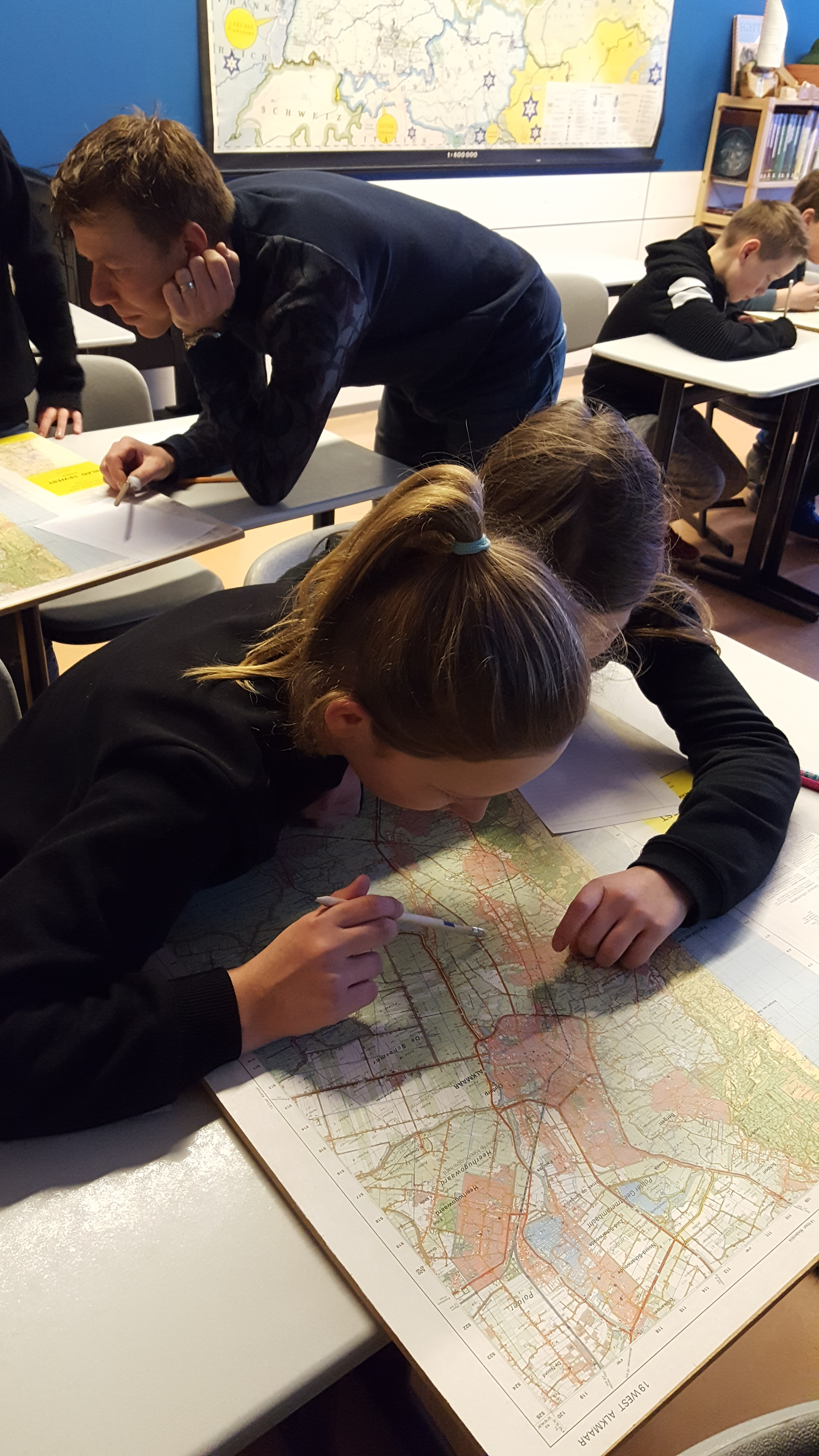 Toetsen en schoolbezoeken in groep 8