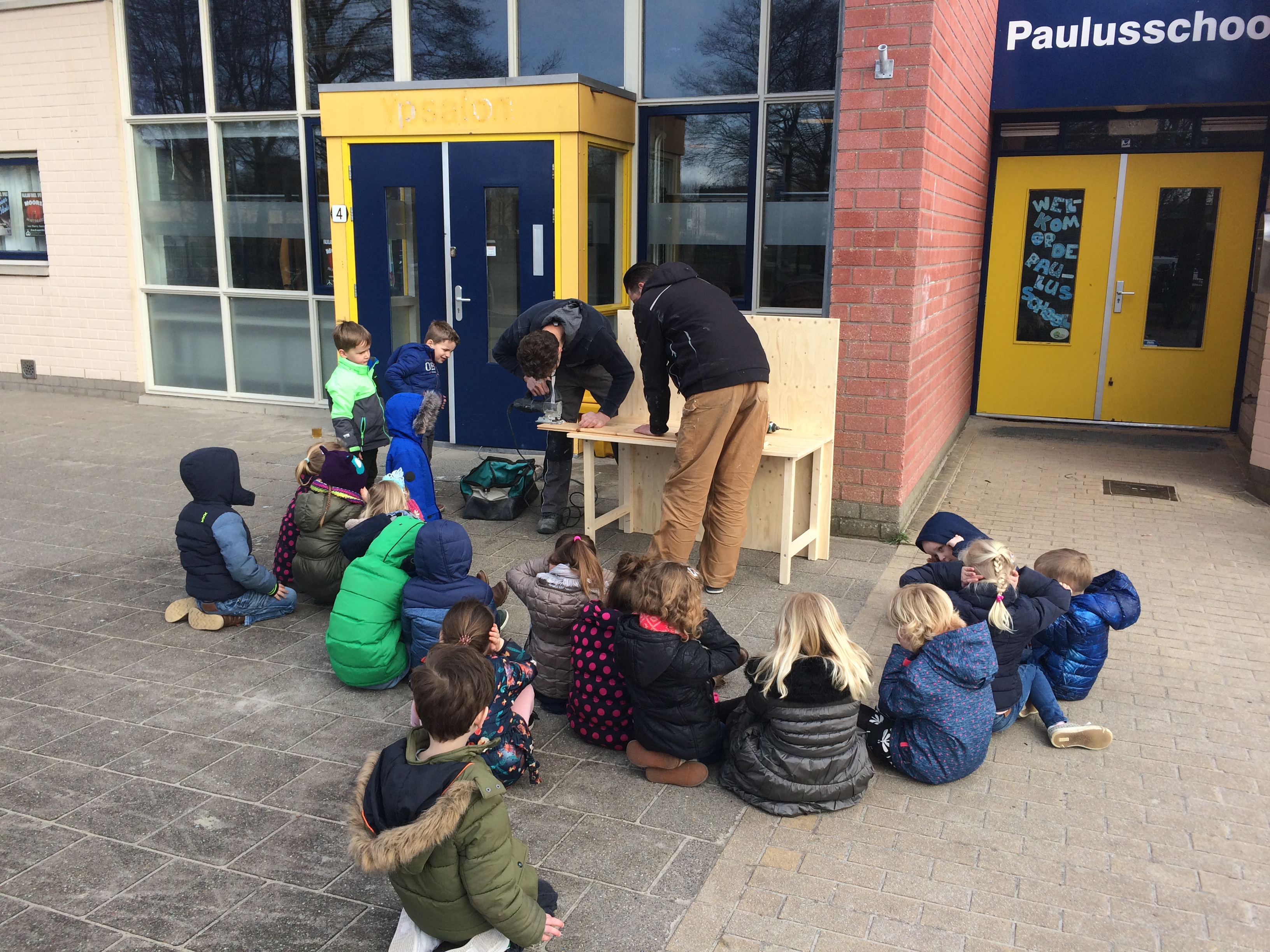 Een werkbank voor groep 1-2 