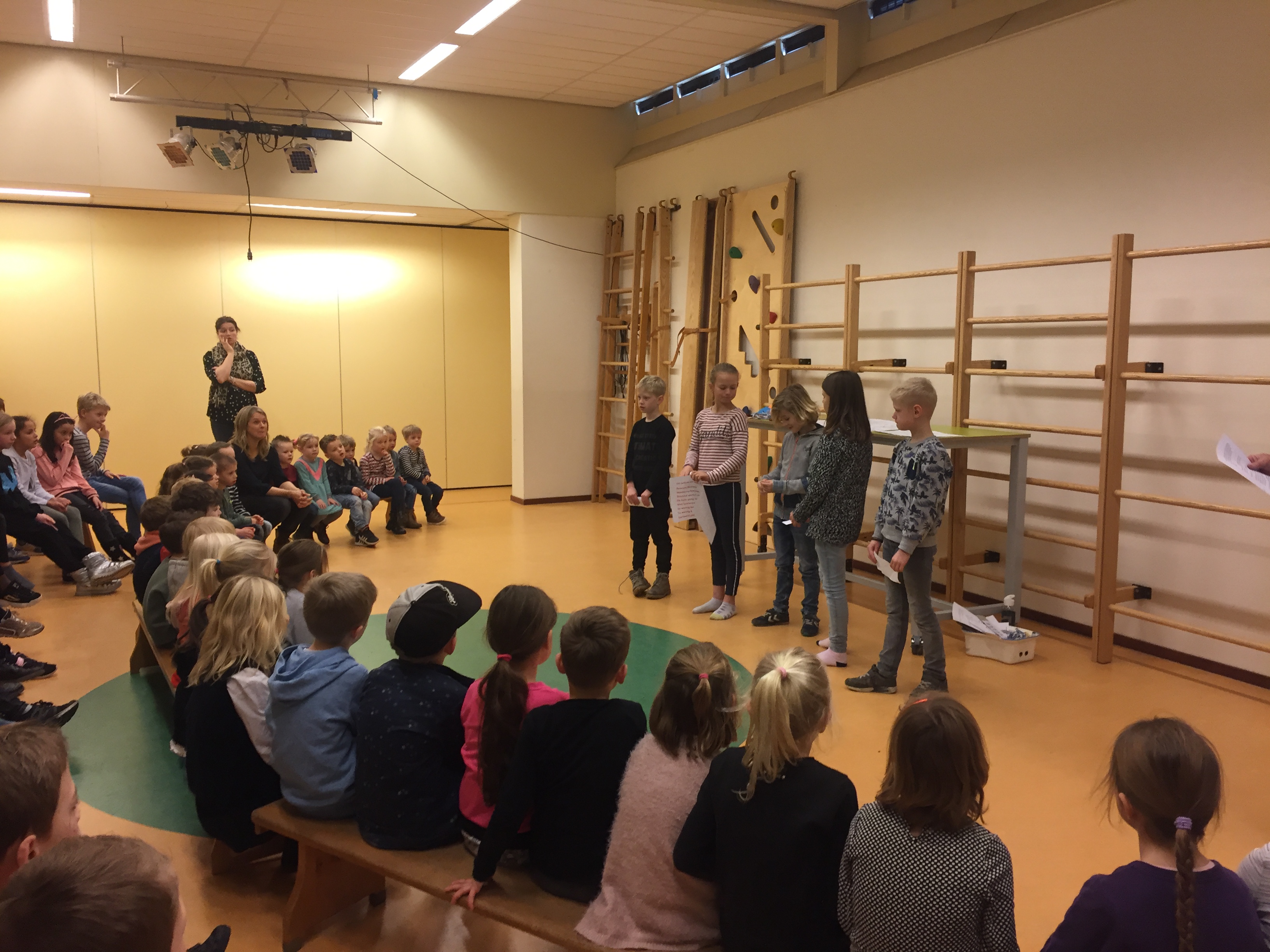 De leerlingenraad in actie voor rust!