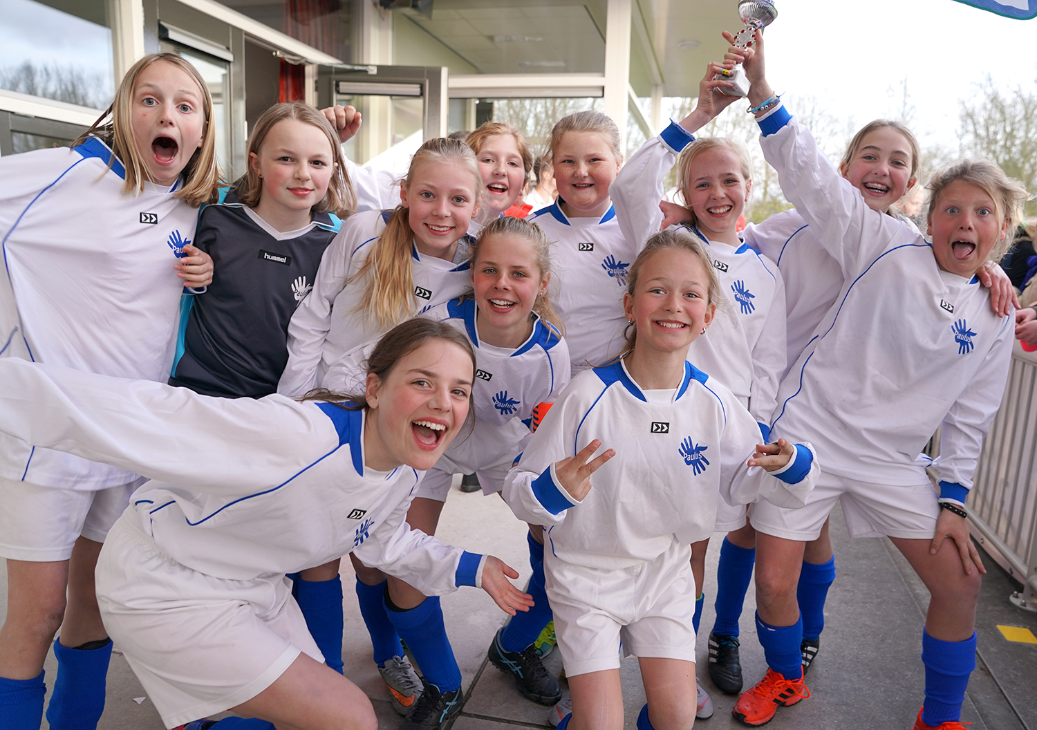 Groep 7/8 Schoolvoetbal succes