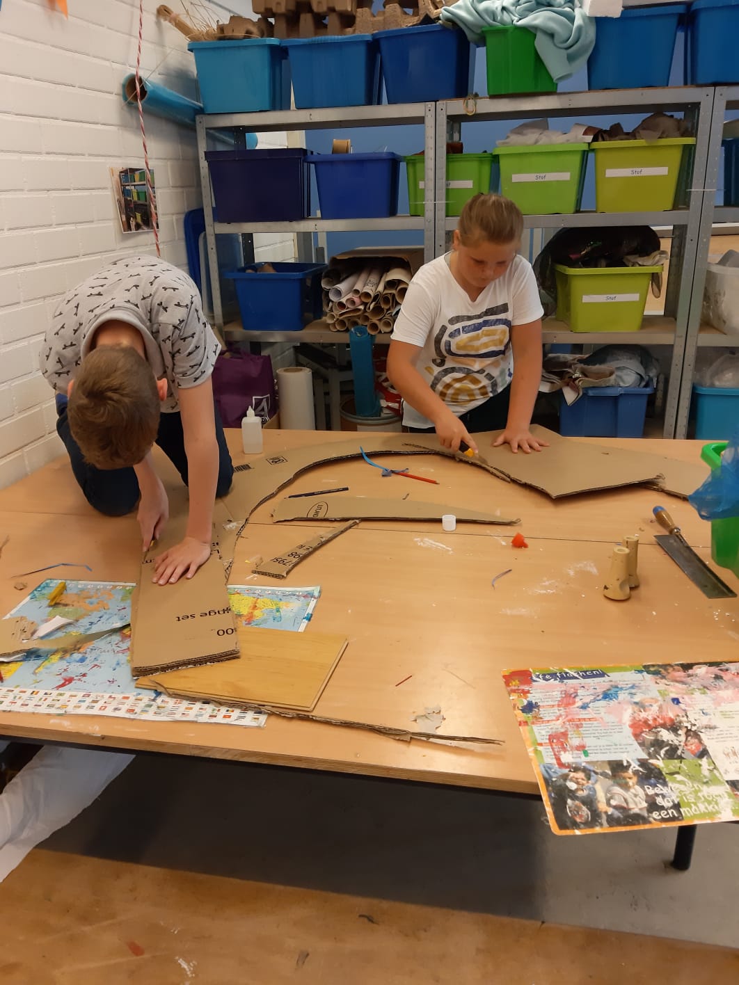 Werk in uitvoering in groep 8