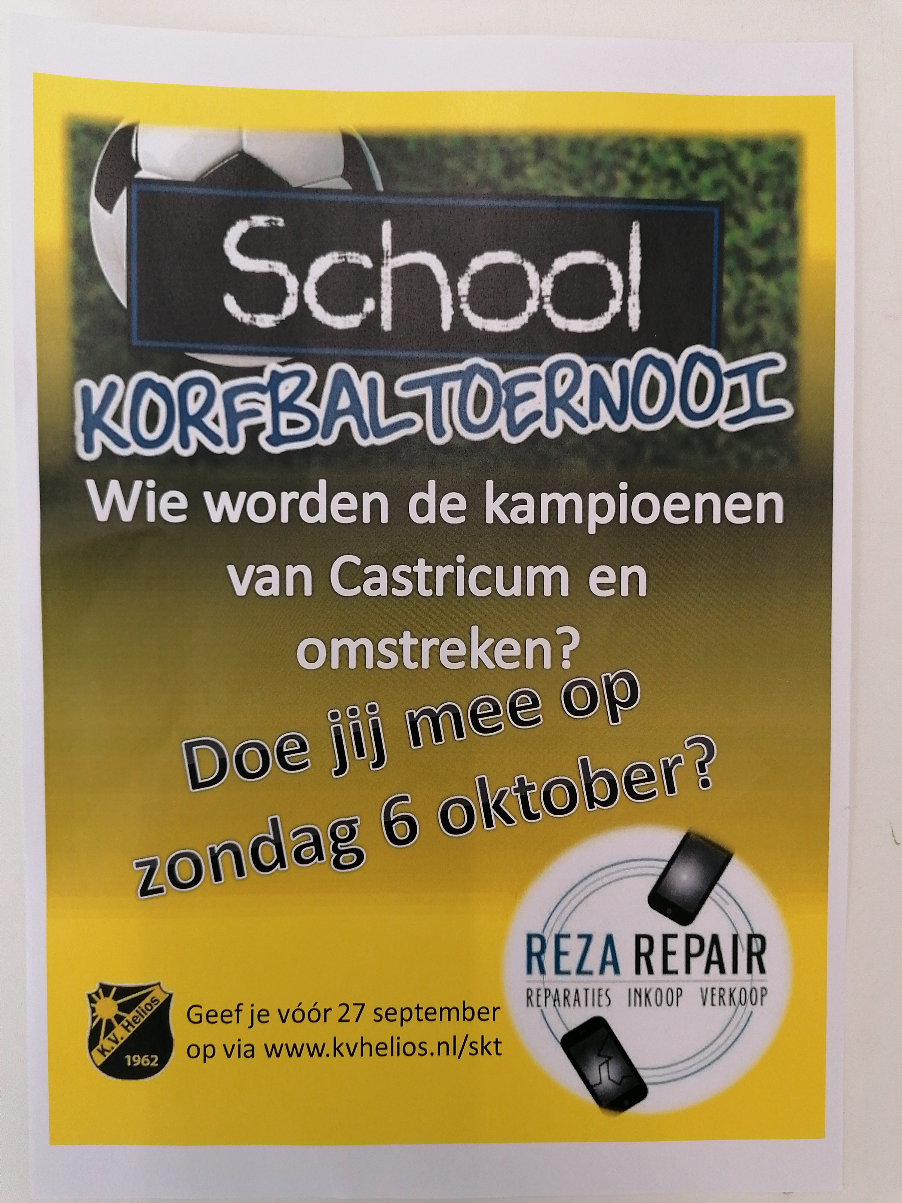 School korfbaltoernooi 