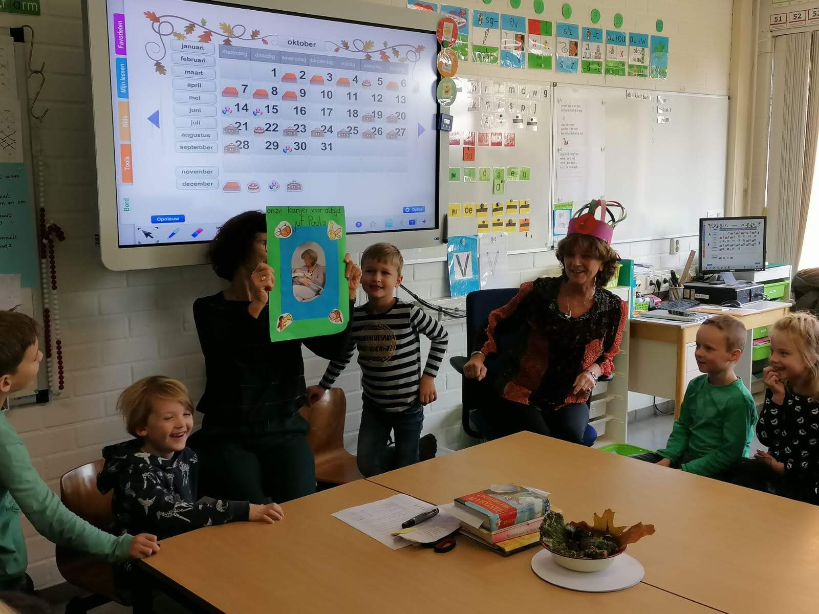 Afscheid van juf Paula