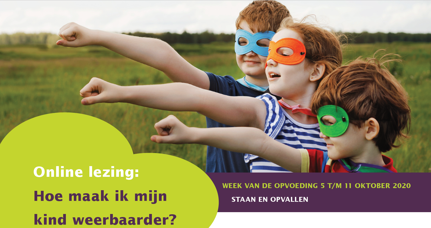 Online lezing: Hoe maak ik mijn kind weerbaarder?