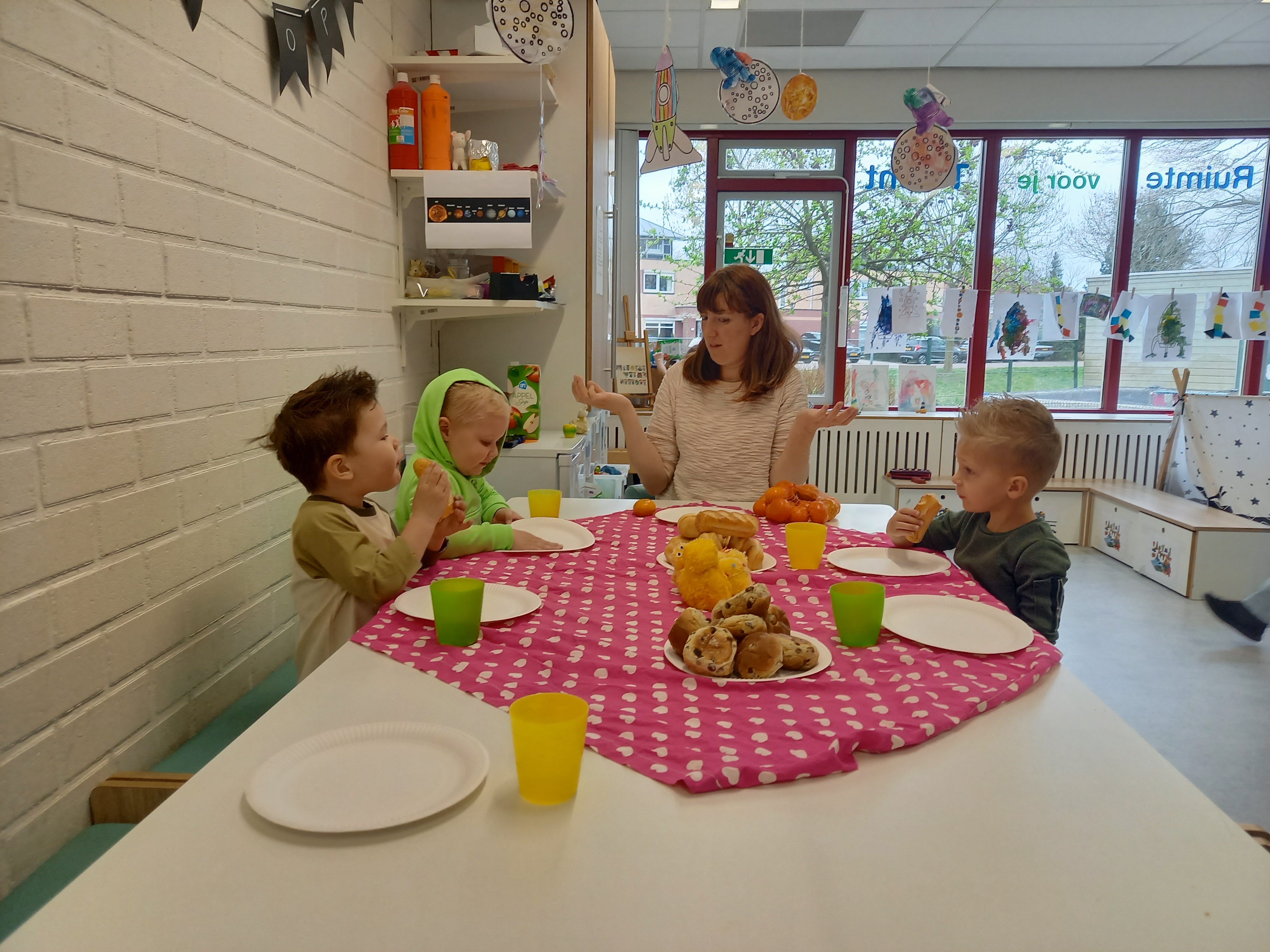 Sfeervolle paasochtend