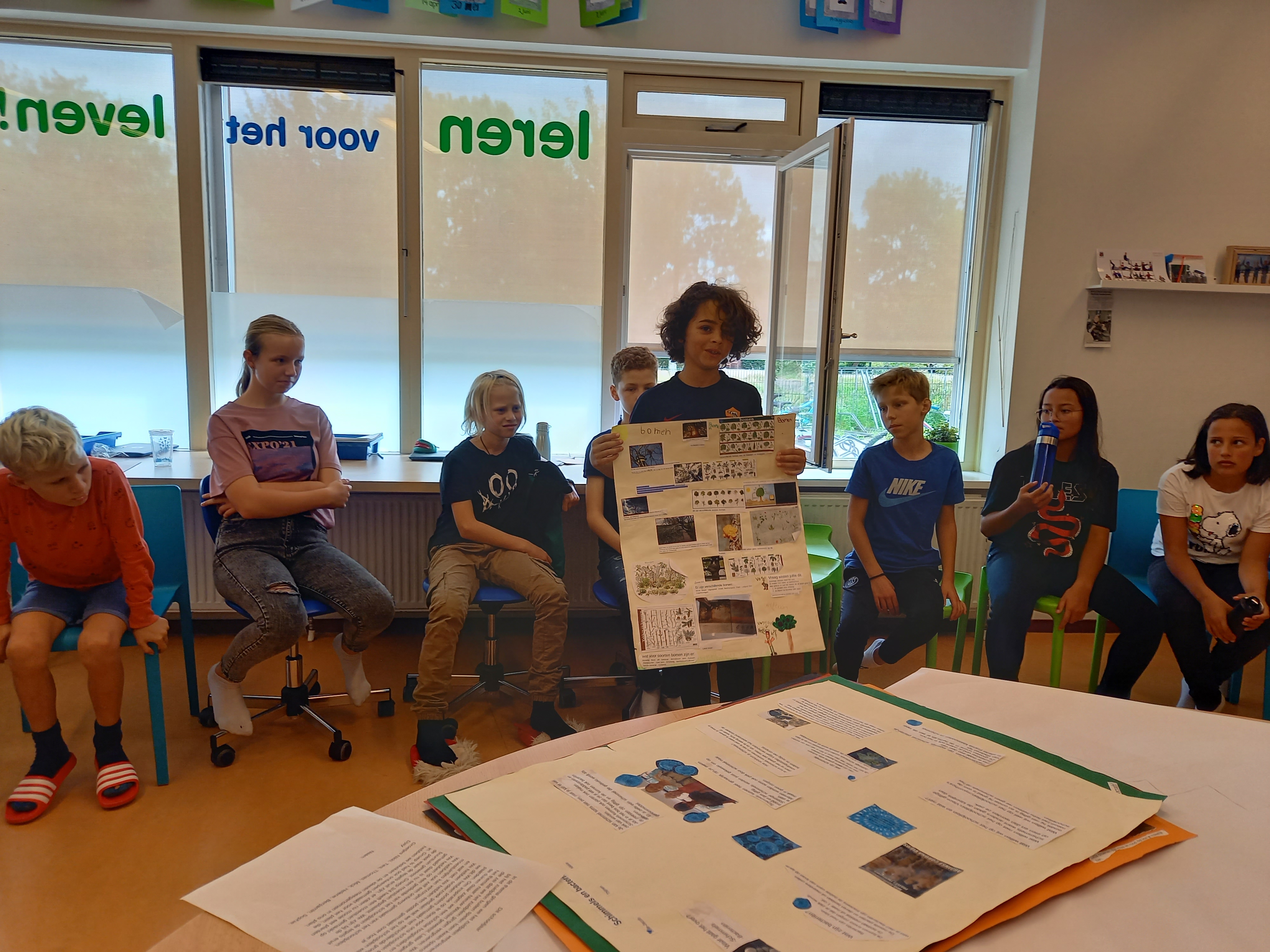 Groep 7 presenteert groene plein-plannen