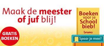 Spaar je mee voor onze schoolbieb?