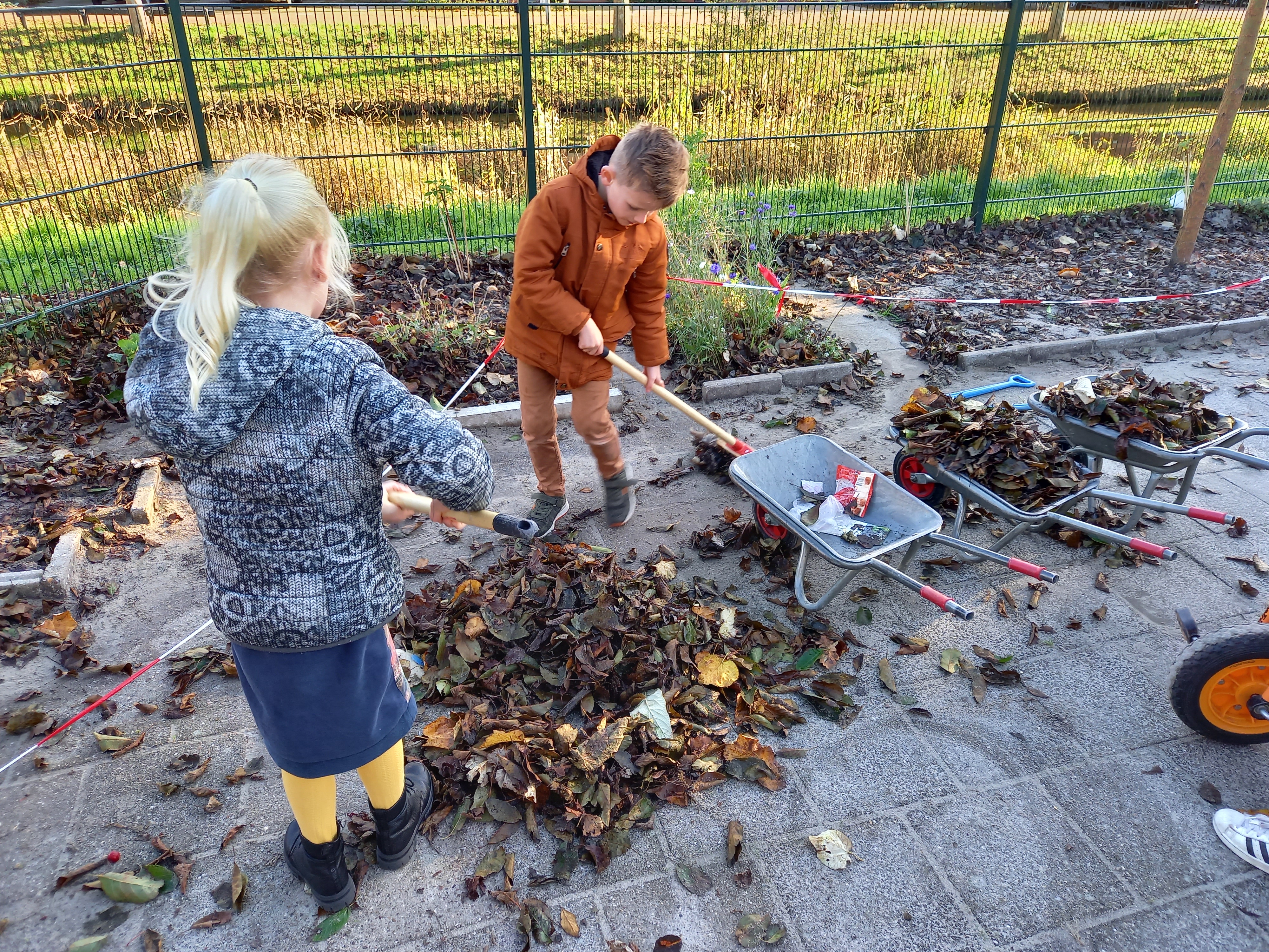 Werken in de tuin