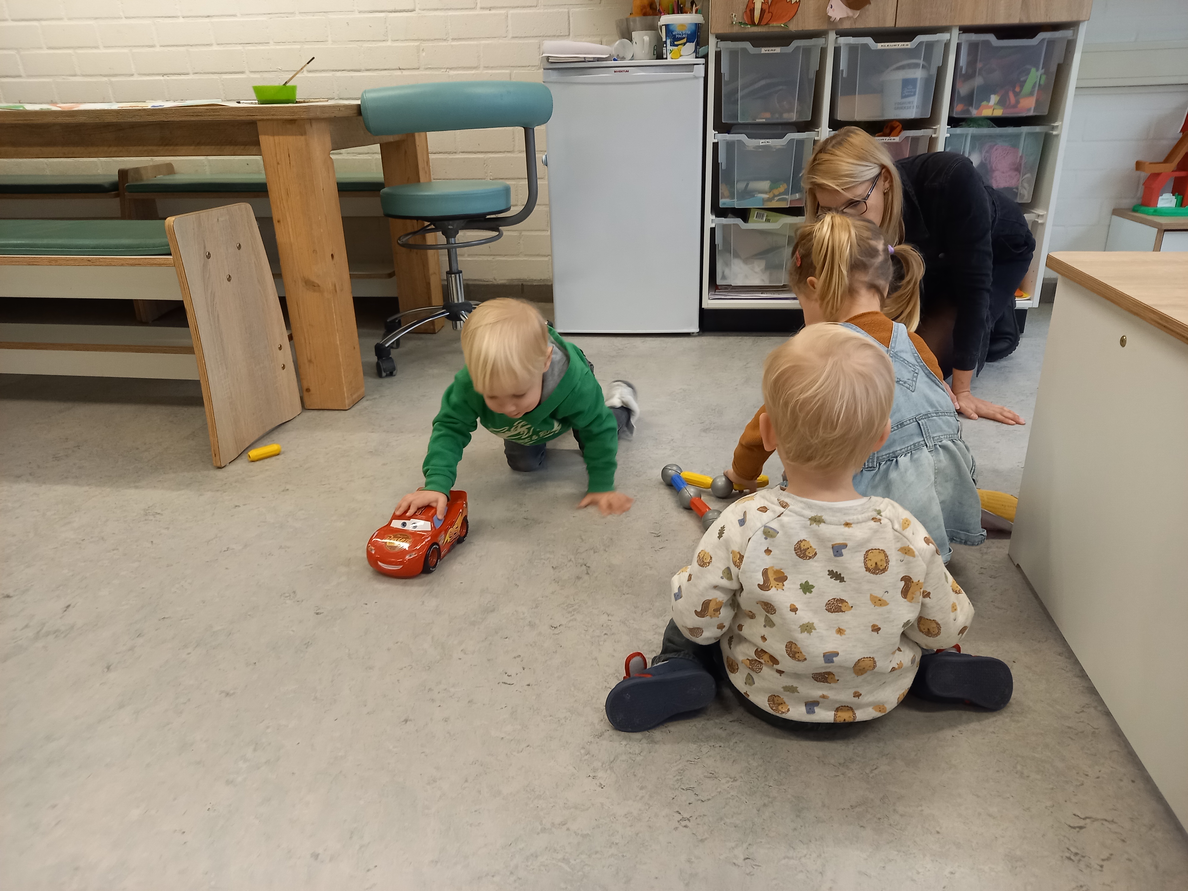 Peuters gaan op onderzoek uit