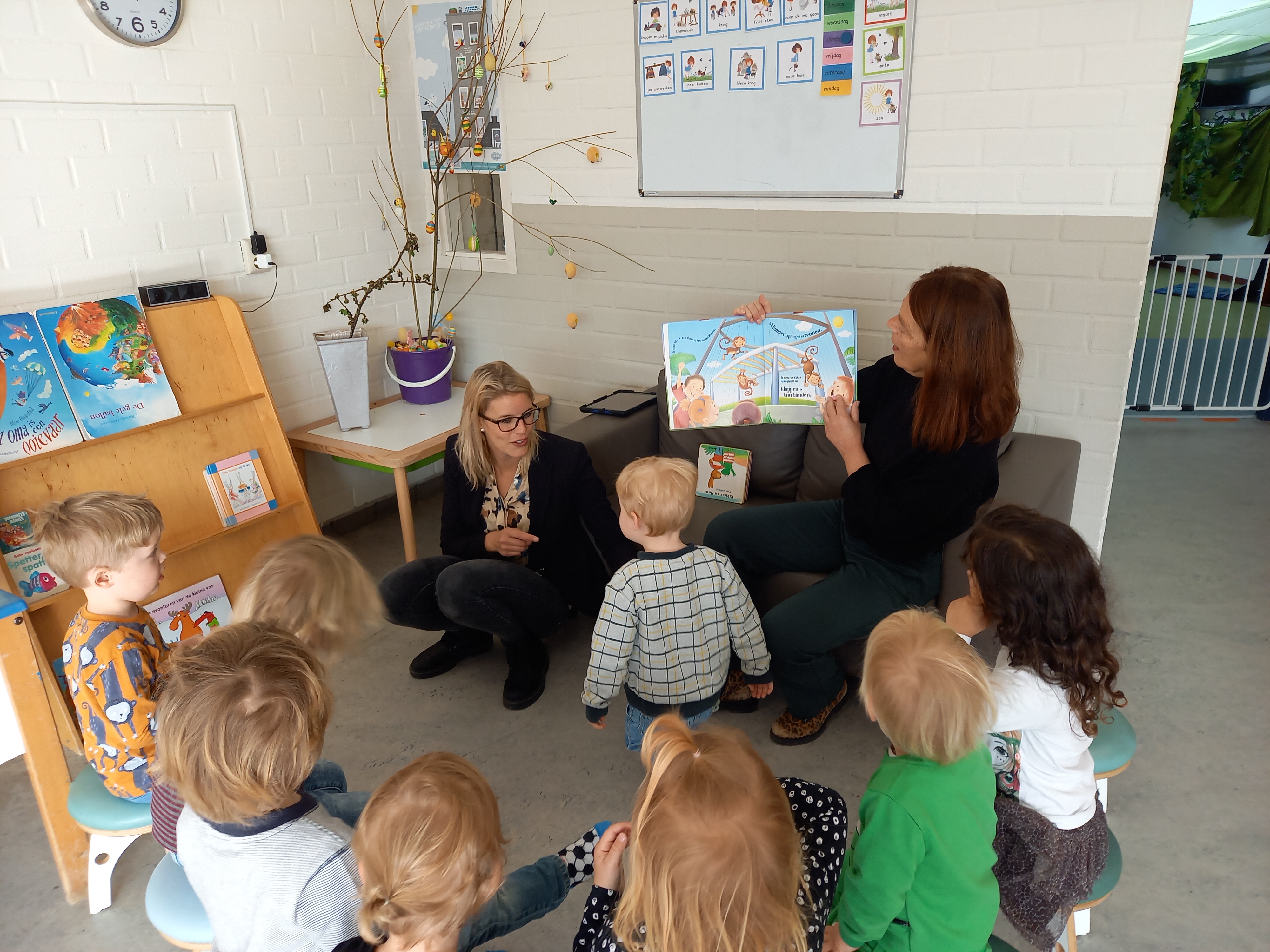 Spelen en leren bij de opvang 