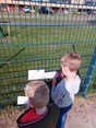 rekenen groep 3 buiten.