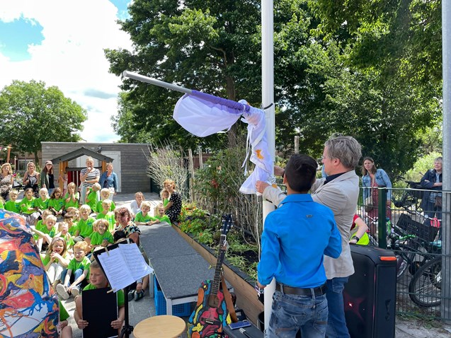 onthulling vlag