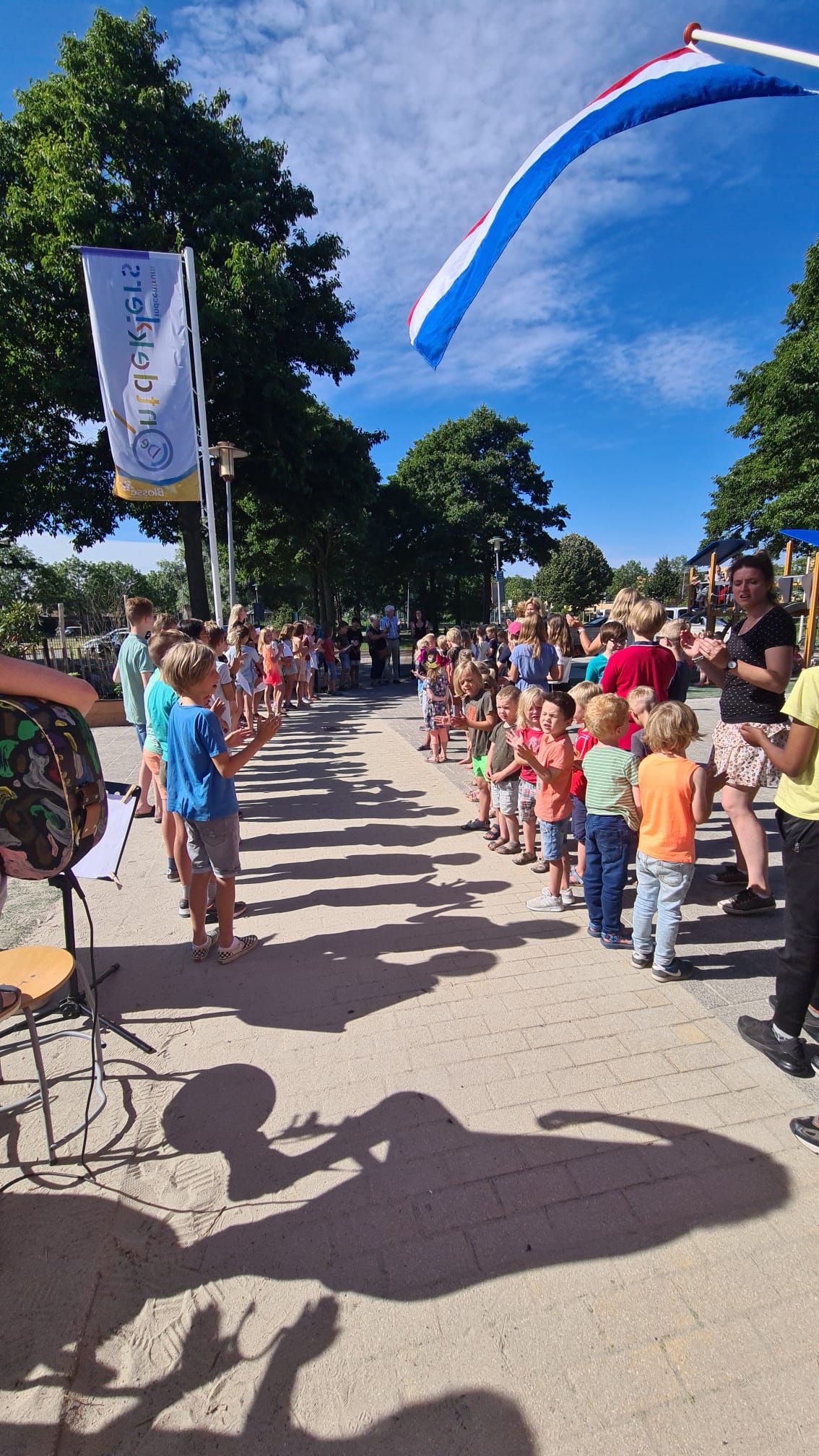 Afscheid  juf Karlijn, Celine, Indy en Marit
