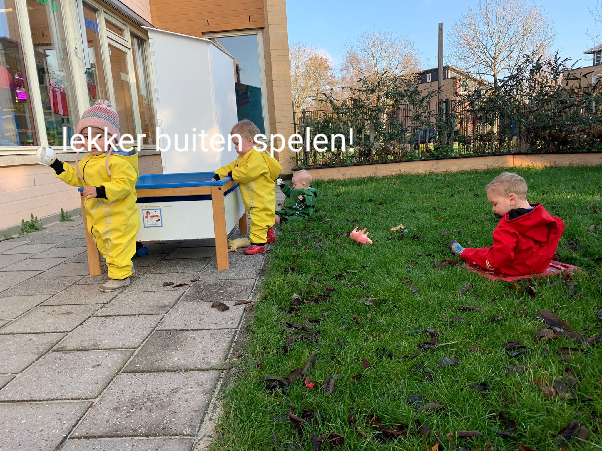 Heerlijke buitenpakken voor de dreumesen