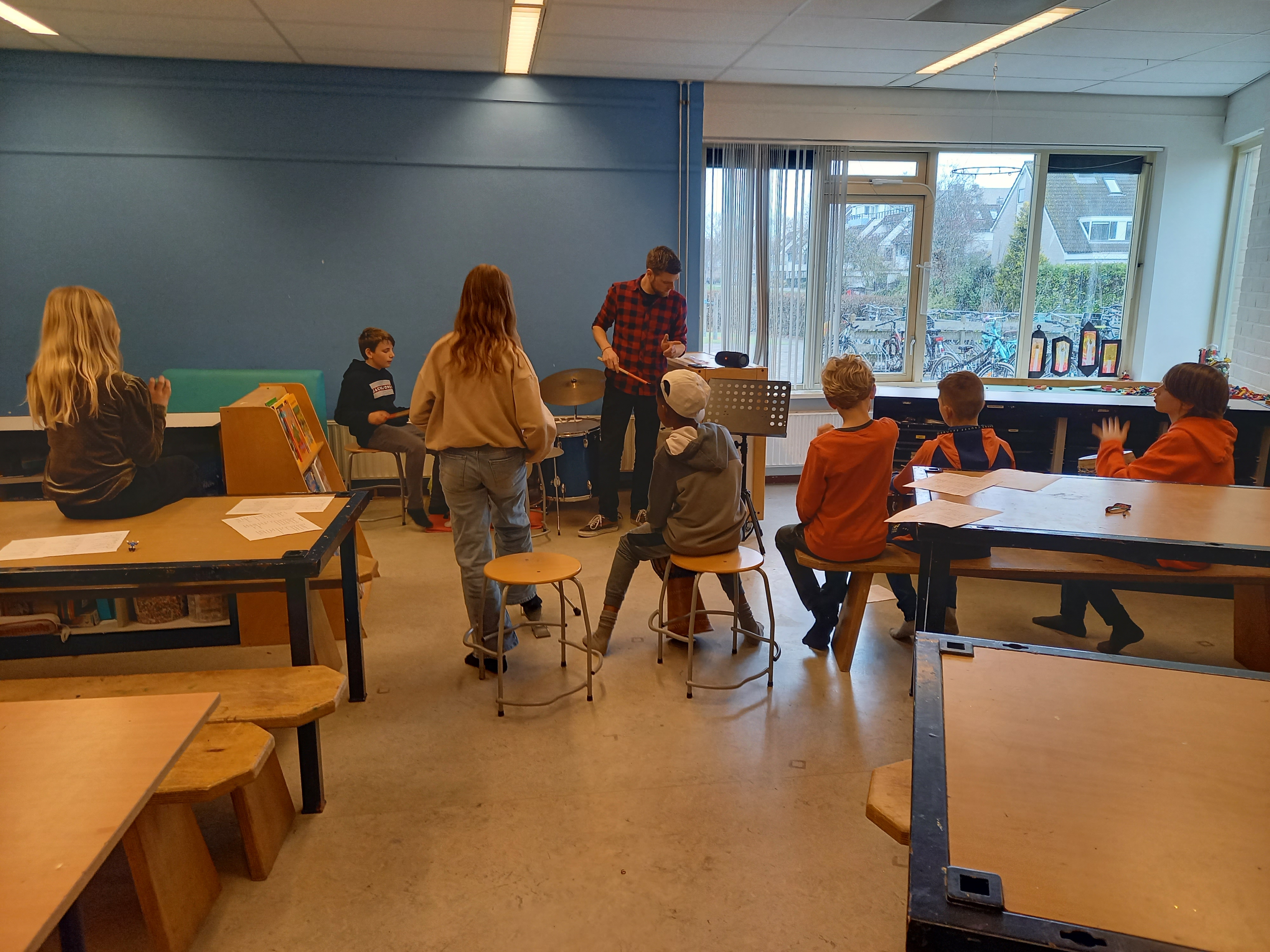 Drumles in groep 7-8