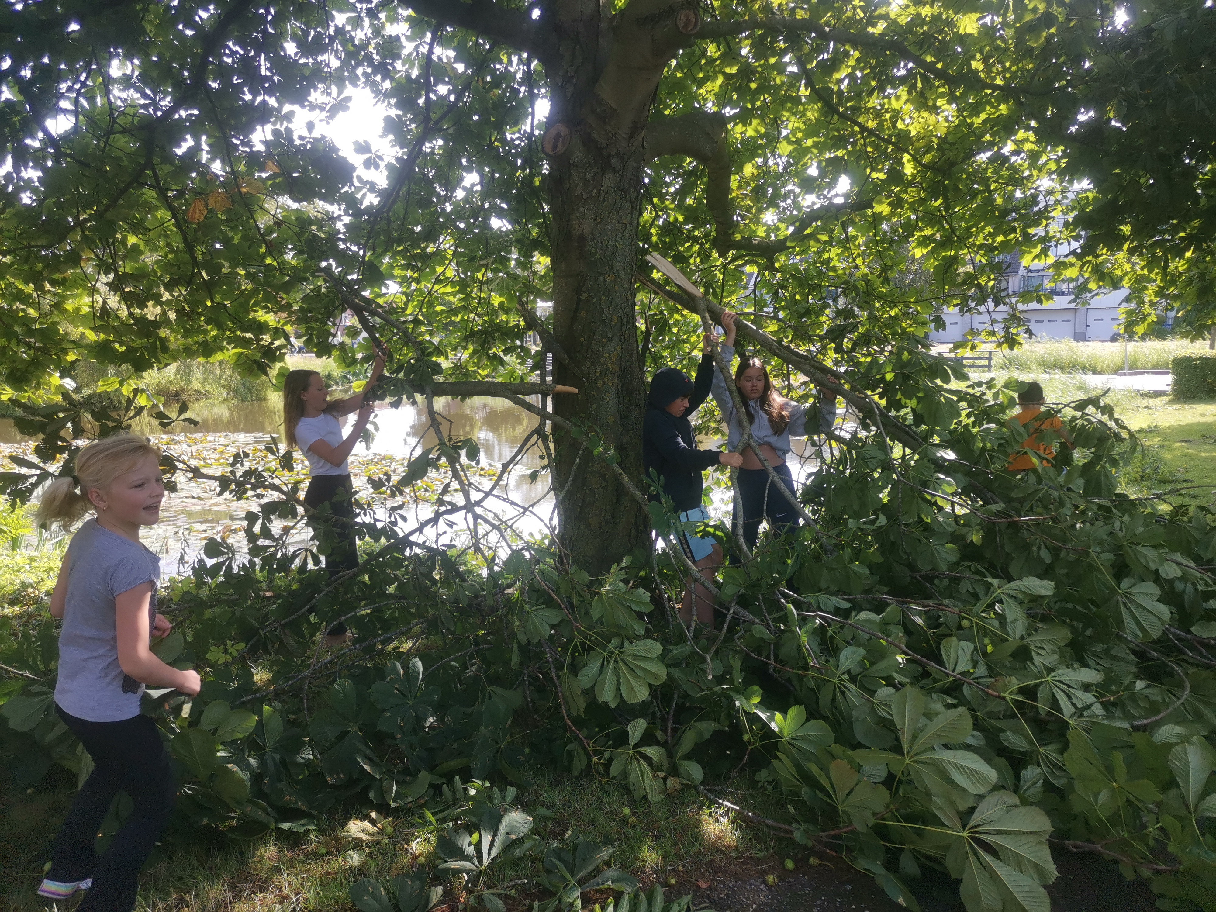 Onverwacht speelplezier na de storm...