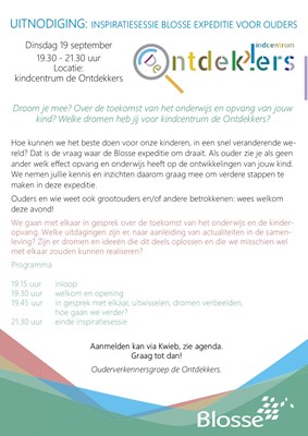 Uitnodiging inspiratiesessie
