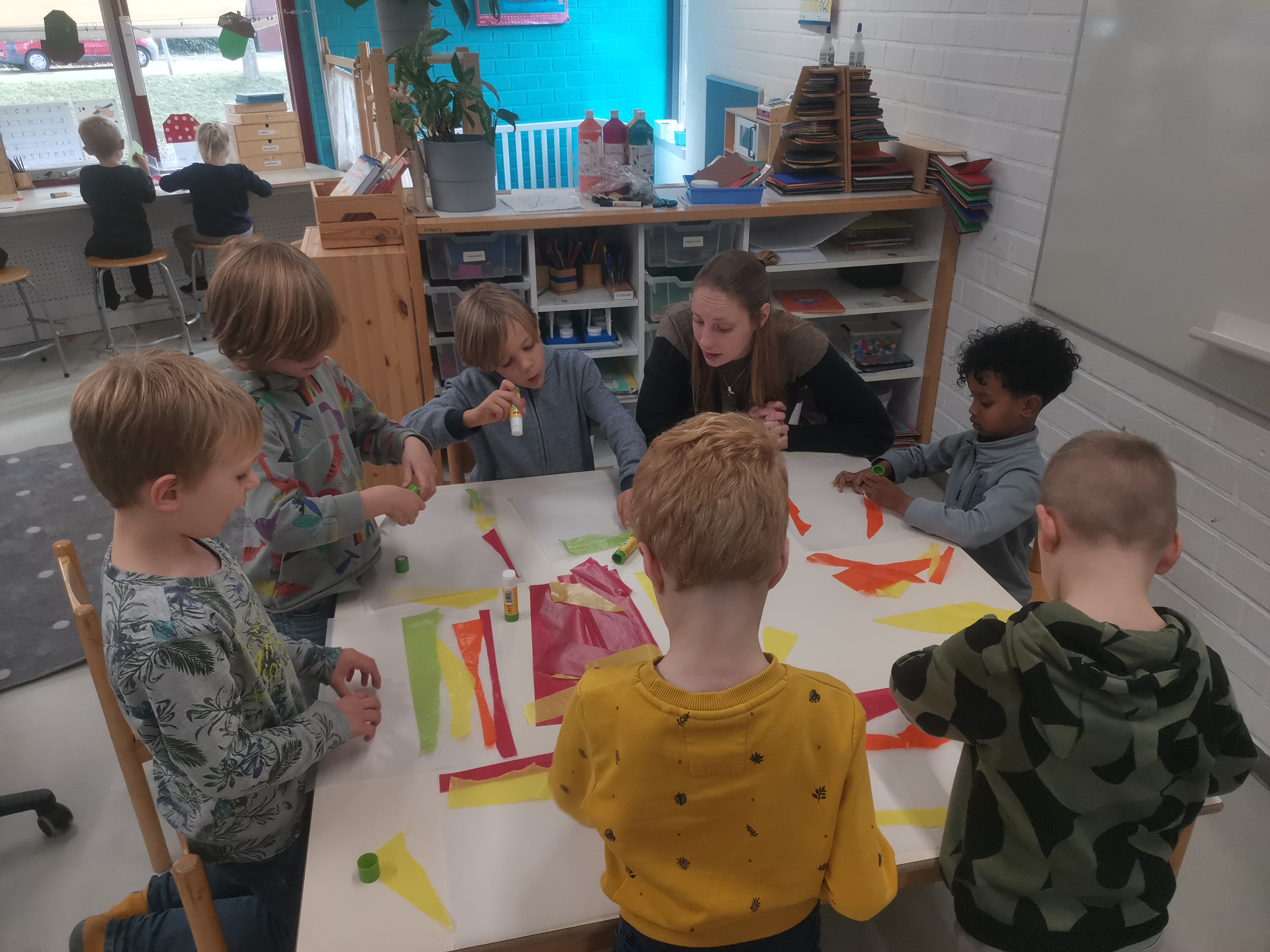 Sfeerimpressie lampionworkshop