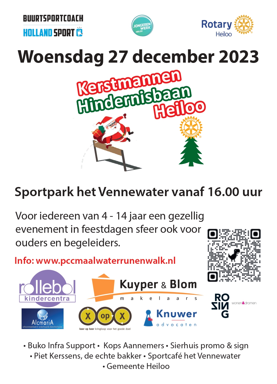 Kerstmannen Hindernisbaan – woensdag 27 december