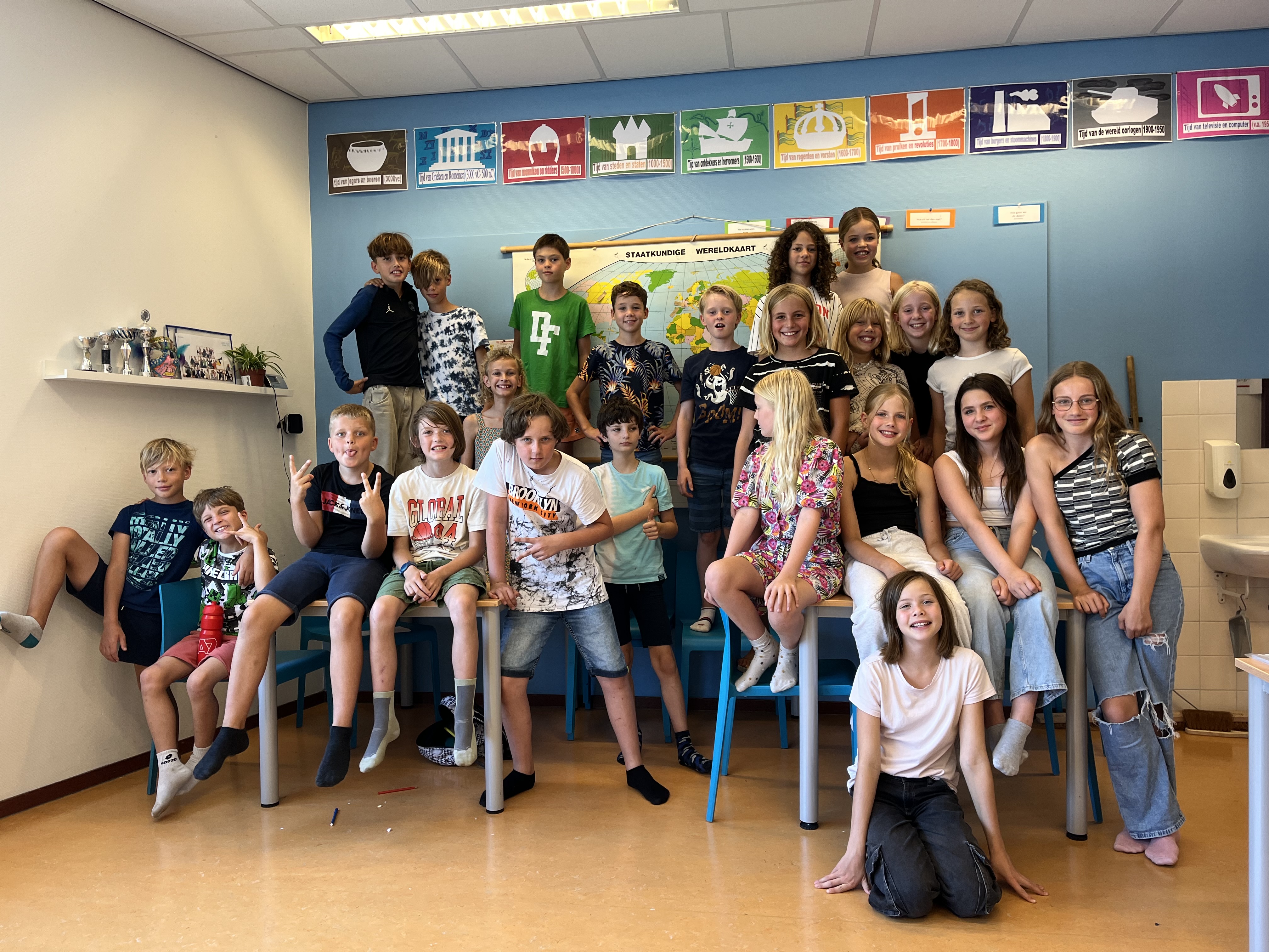 De eerste week van groep 7/8