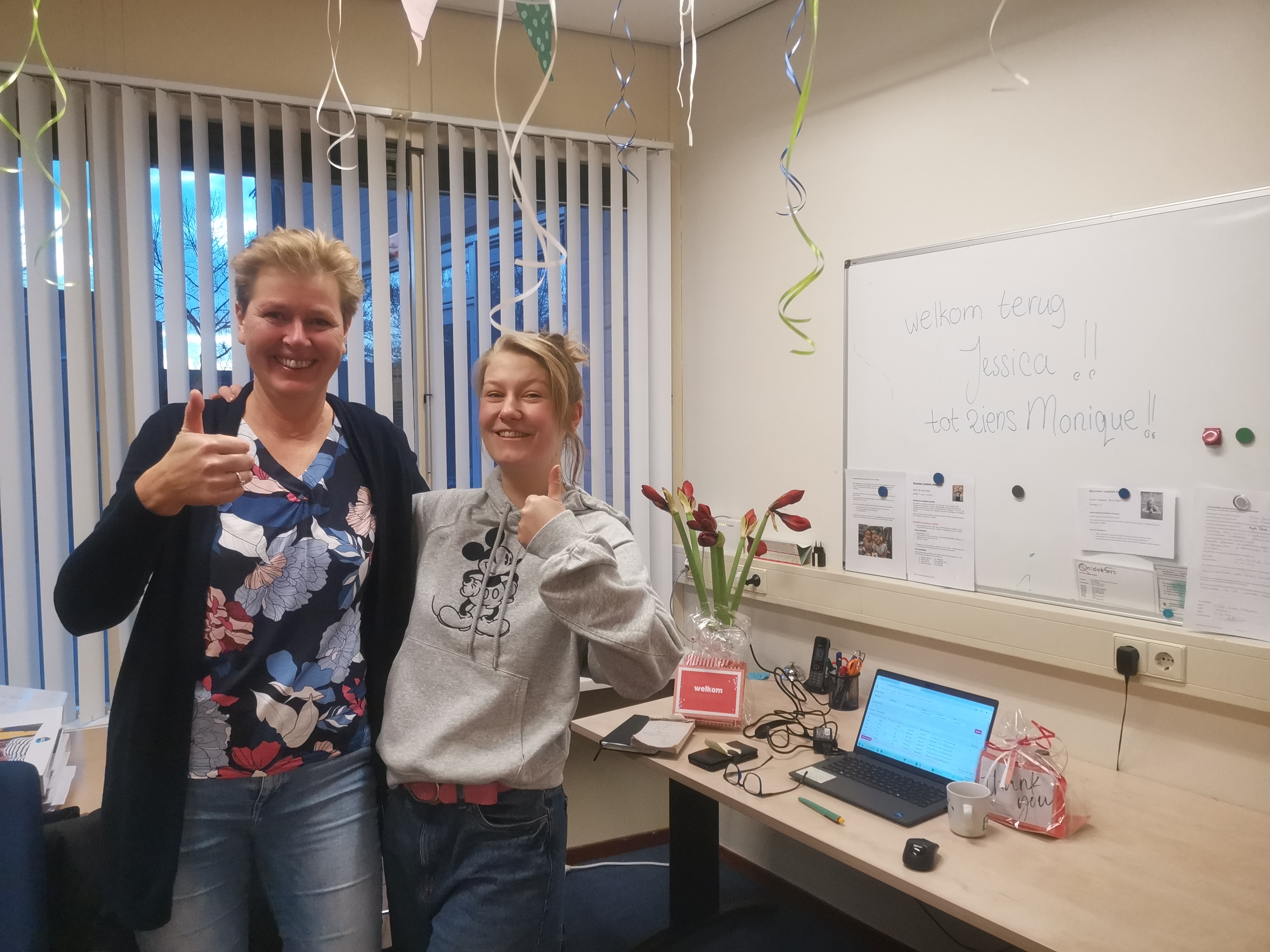 Afscheid en welkom terug