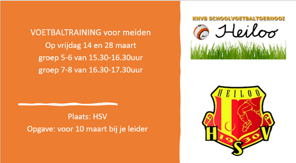 Gratis schoolvoetbaltraining voor meiden HSV!