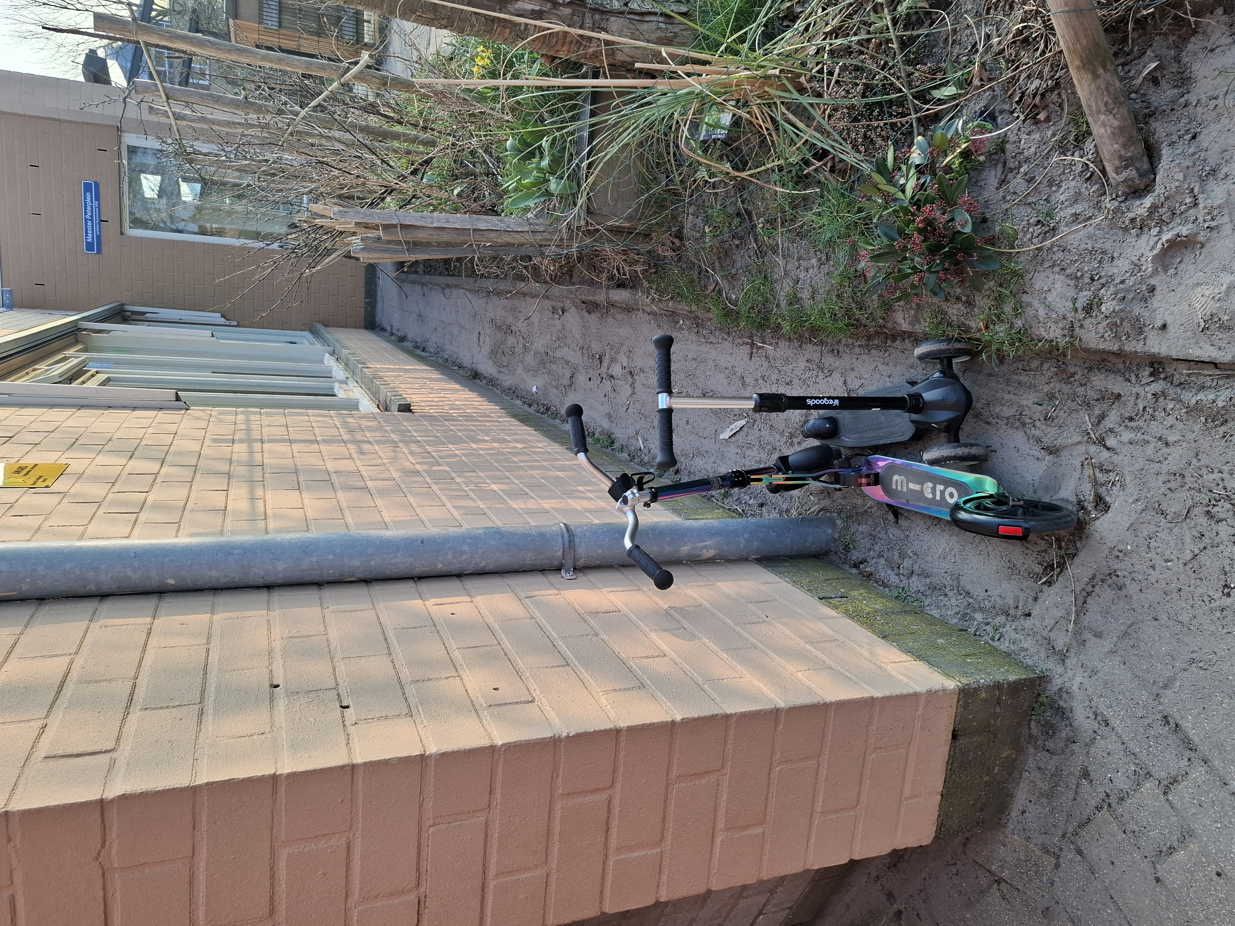 Steppen graag buiten parkeren