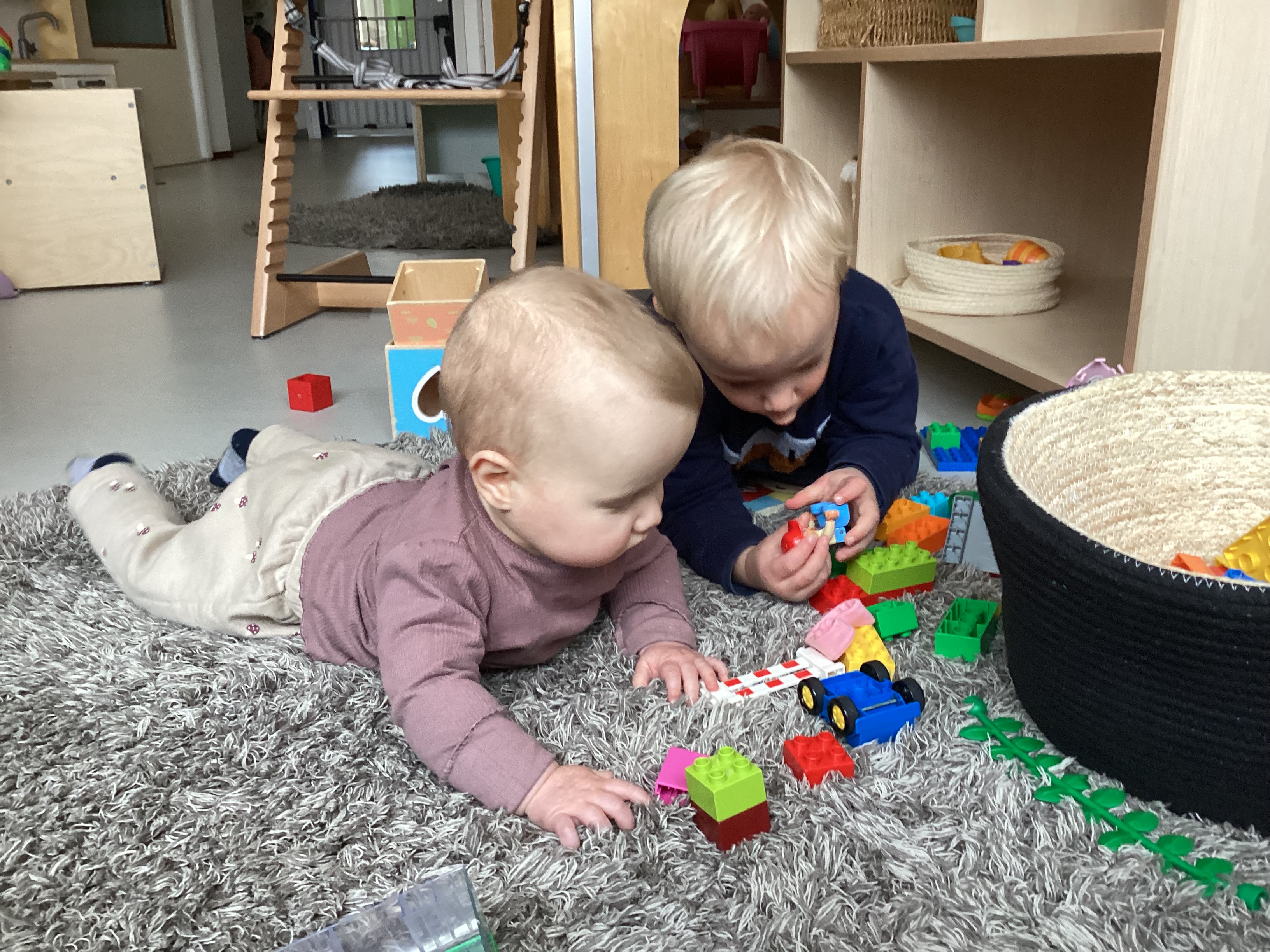 Druk met van alles; opvang