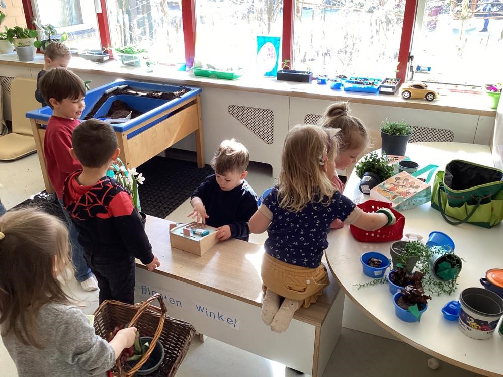 Tuinieren met de peuters